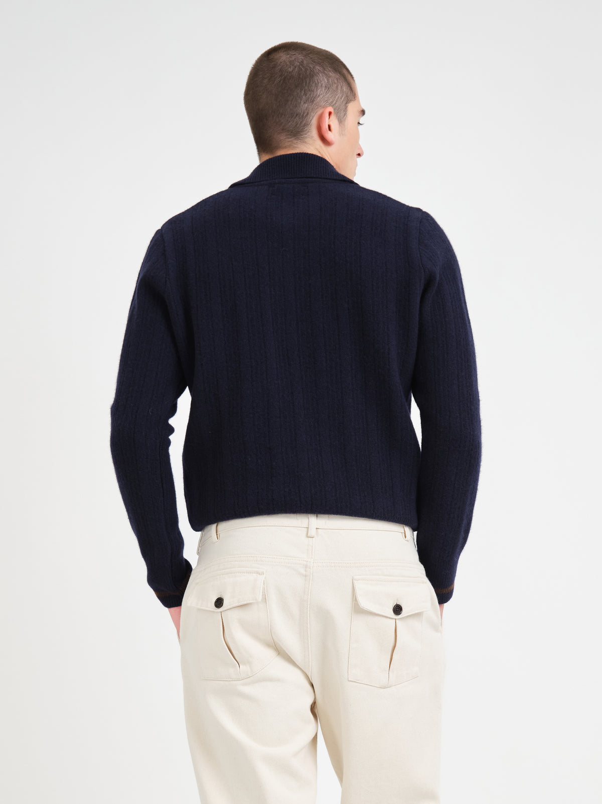Brice Half Zip Jumper Darlington Navy