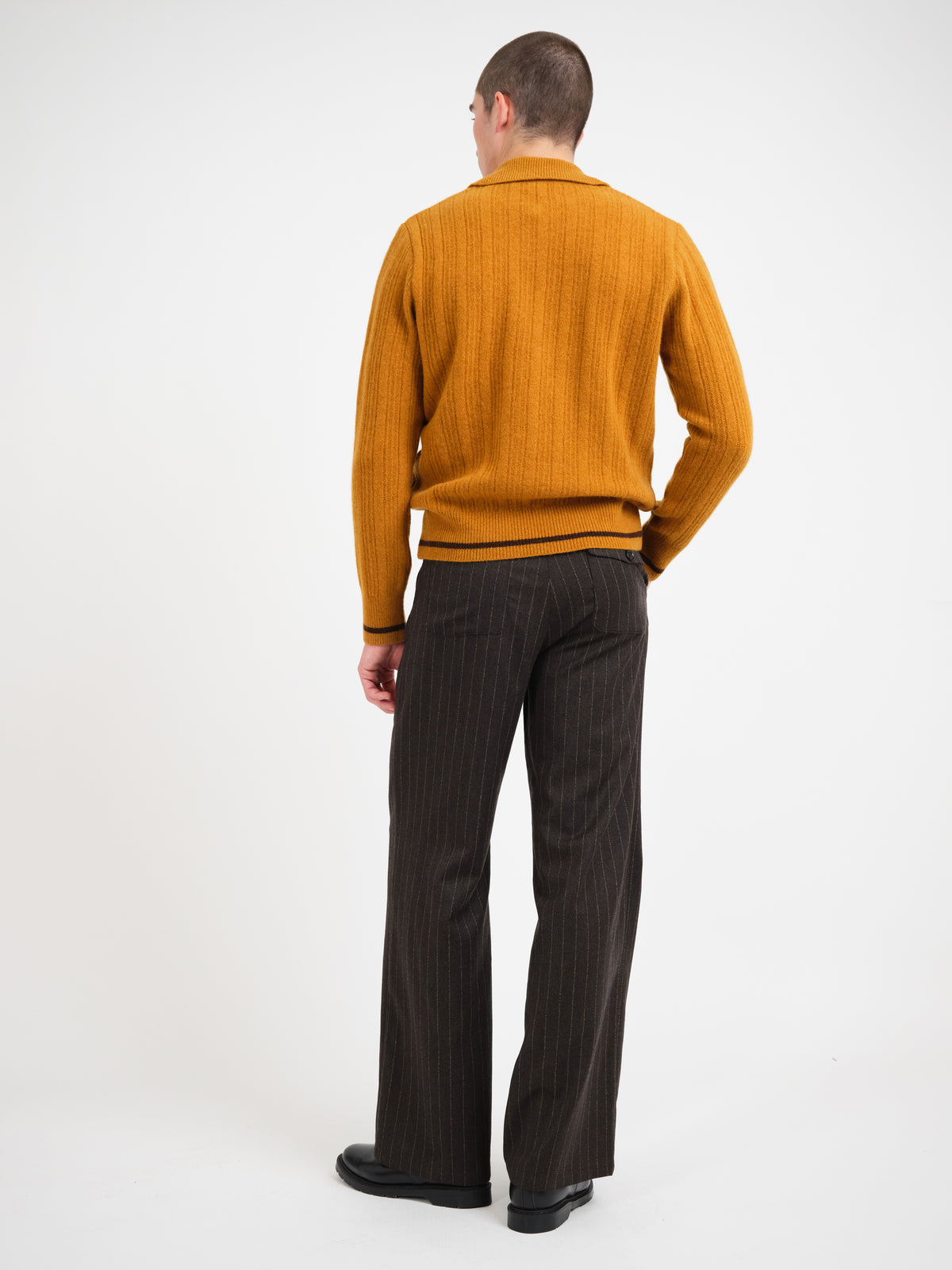 Brice Half Zip Jumper Darlington Yellow Ochre