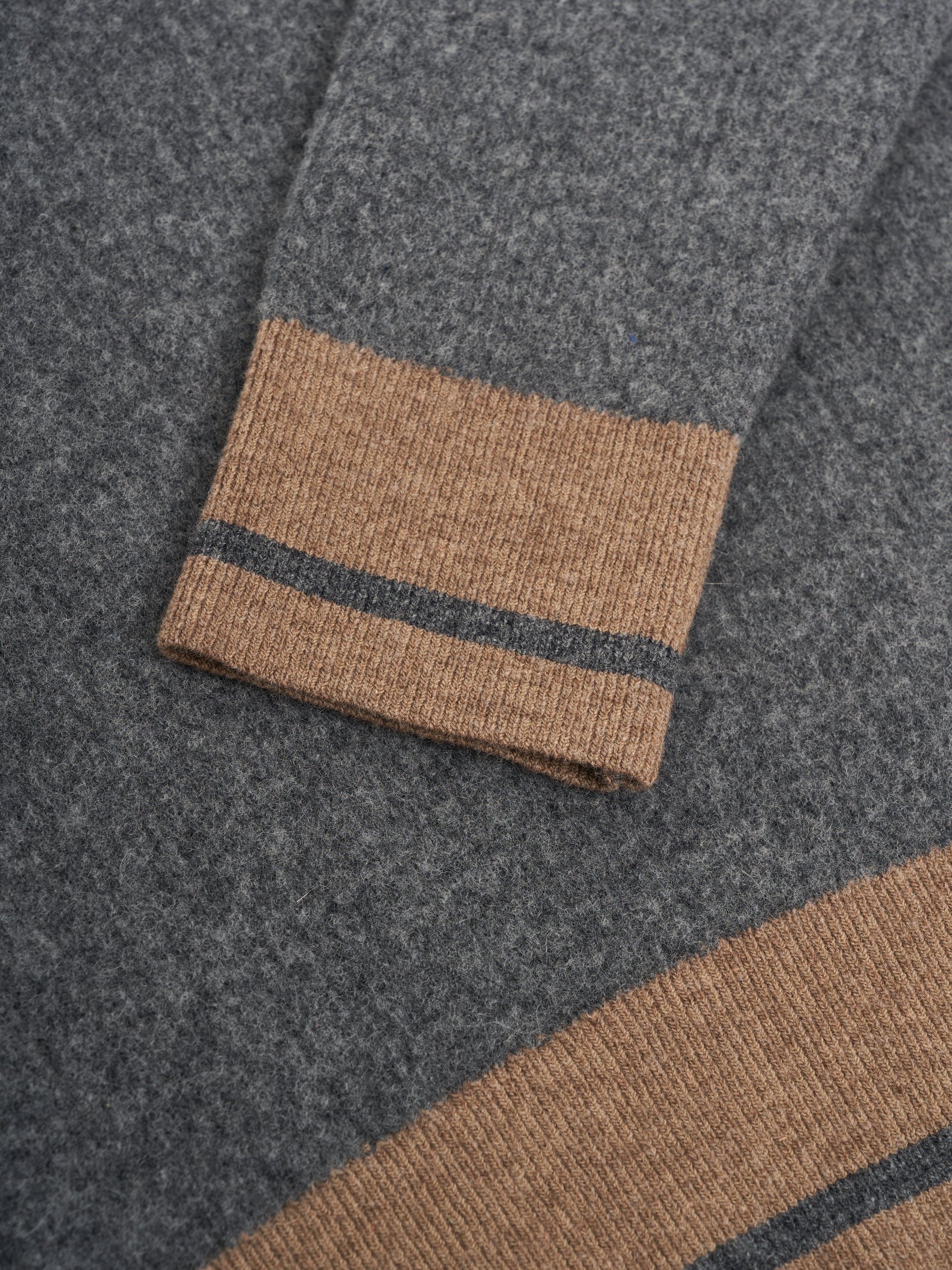 Hawes V Neck Jumper Colvin Charcoal
