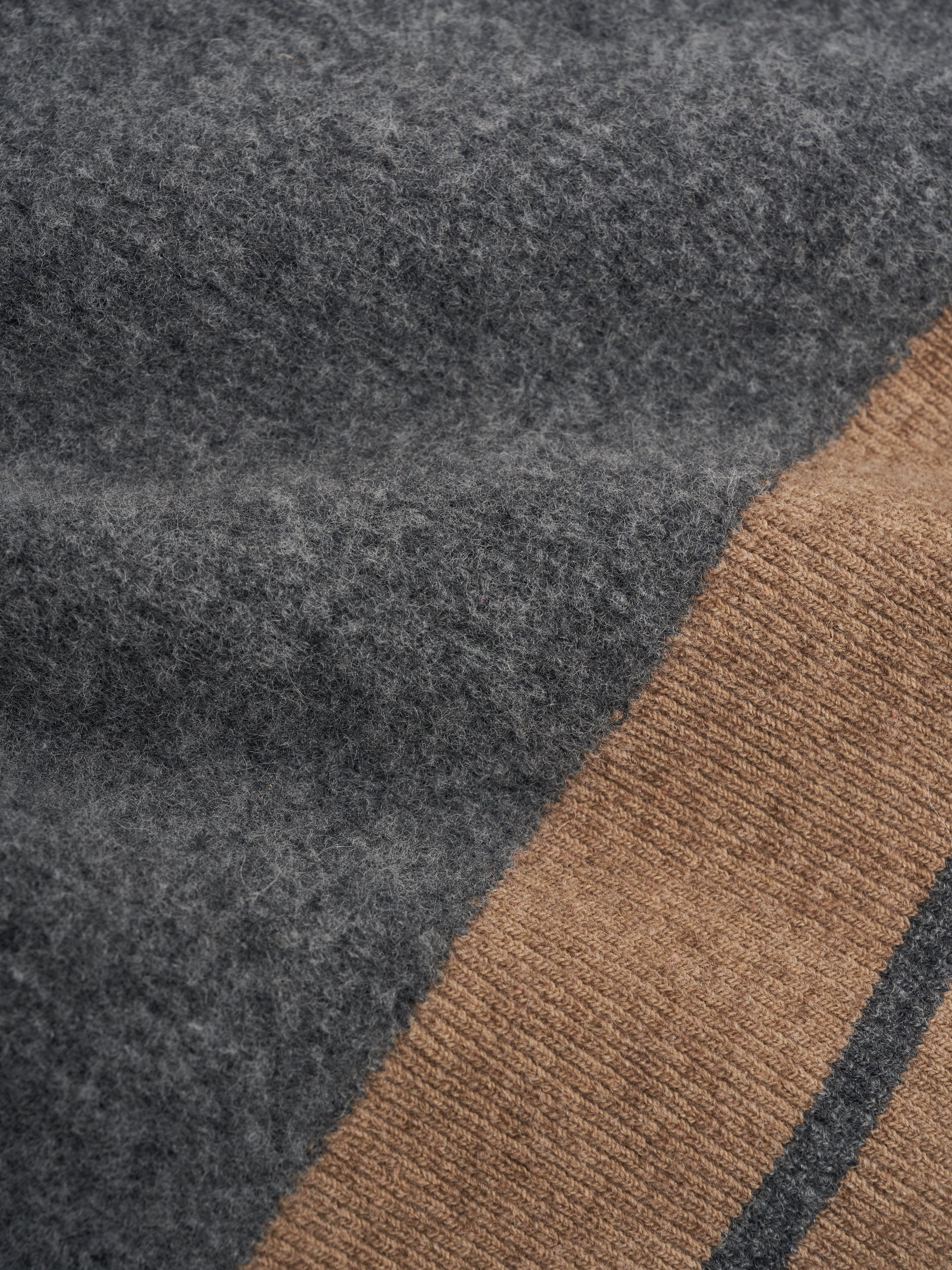 Hawes V Neck Jumper Colvin Charcoal