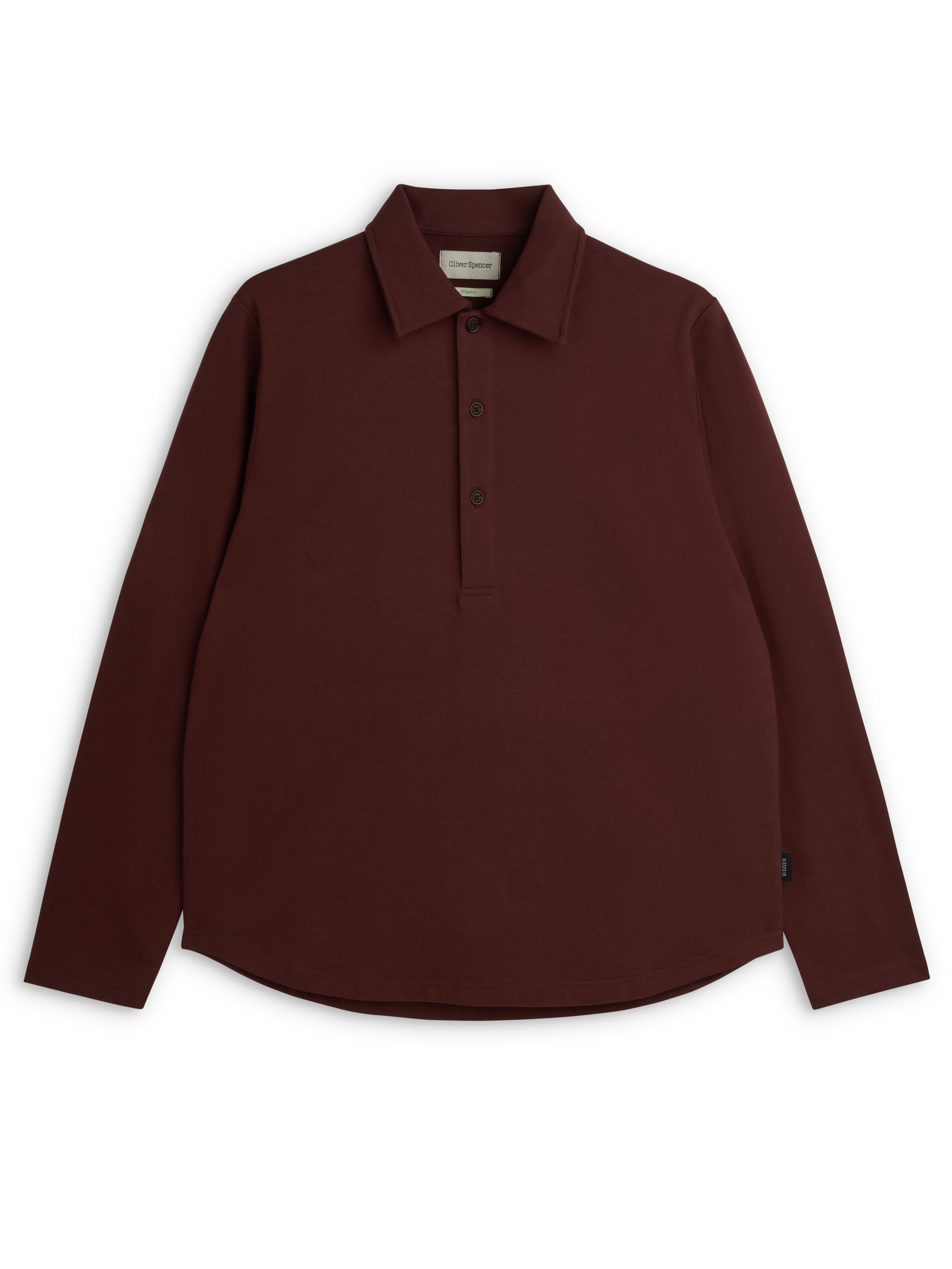Mersey Long Sleeve Polo Shirt Parton Maroon