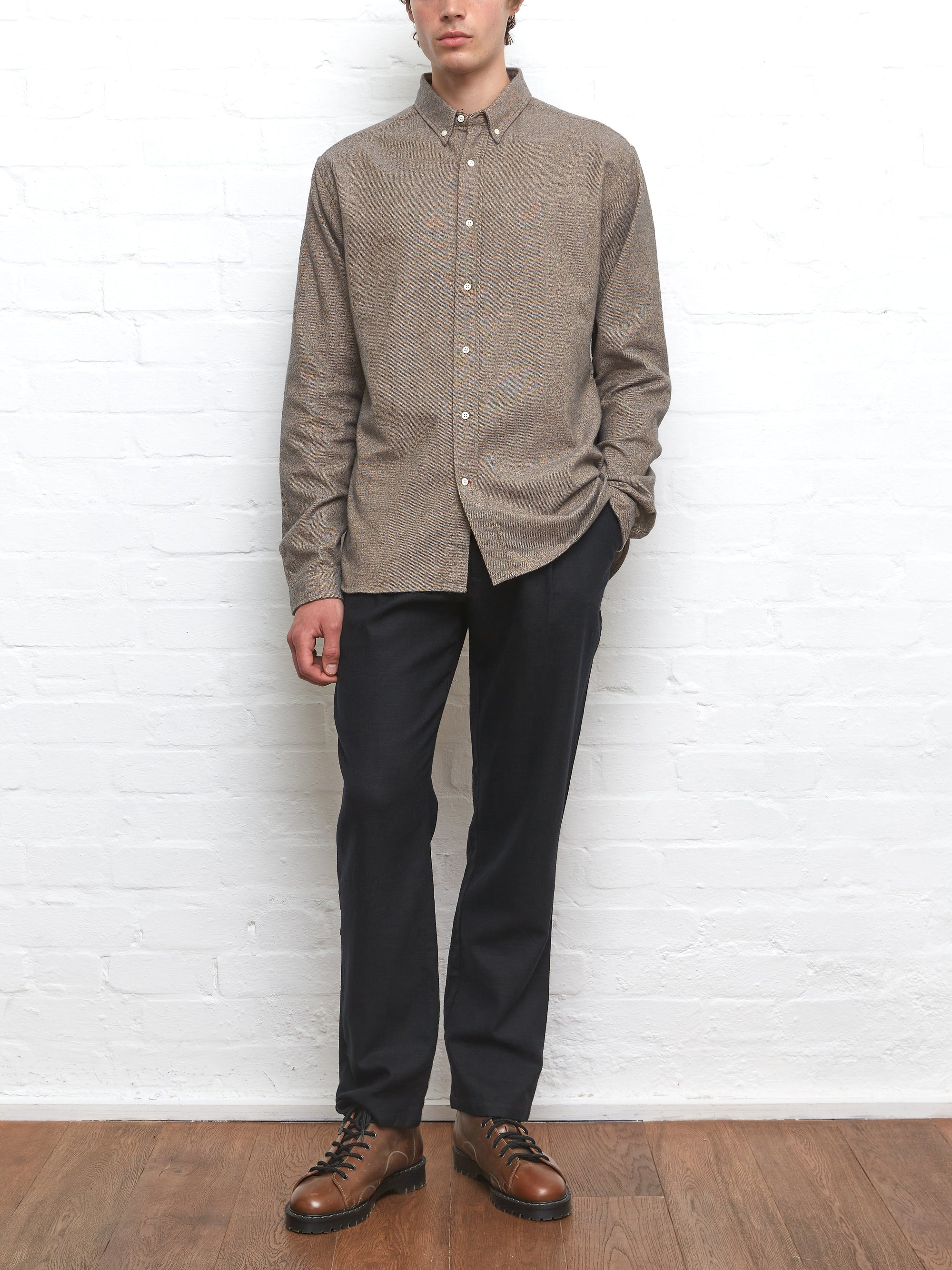 Brook Shirt Rutherford Beige