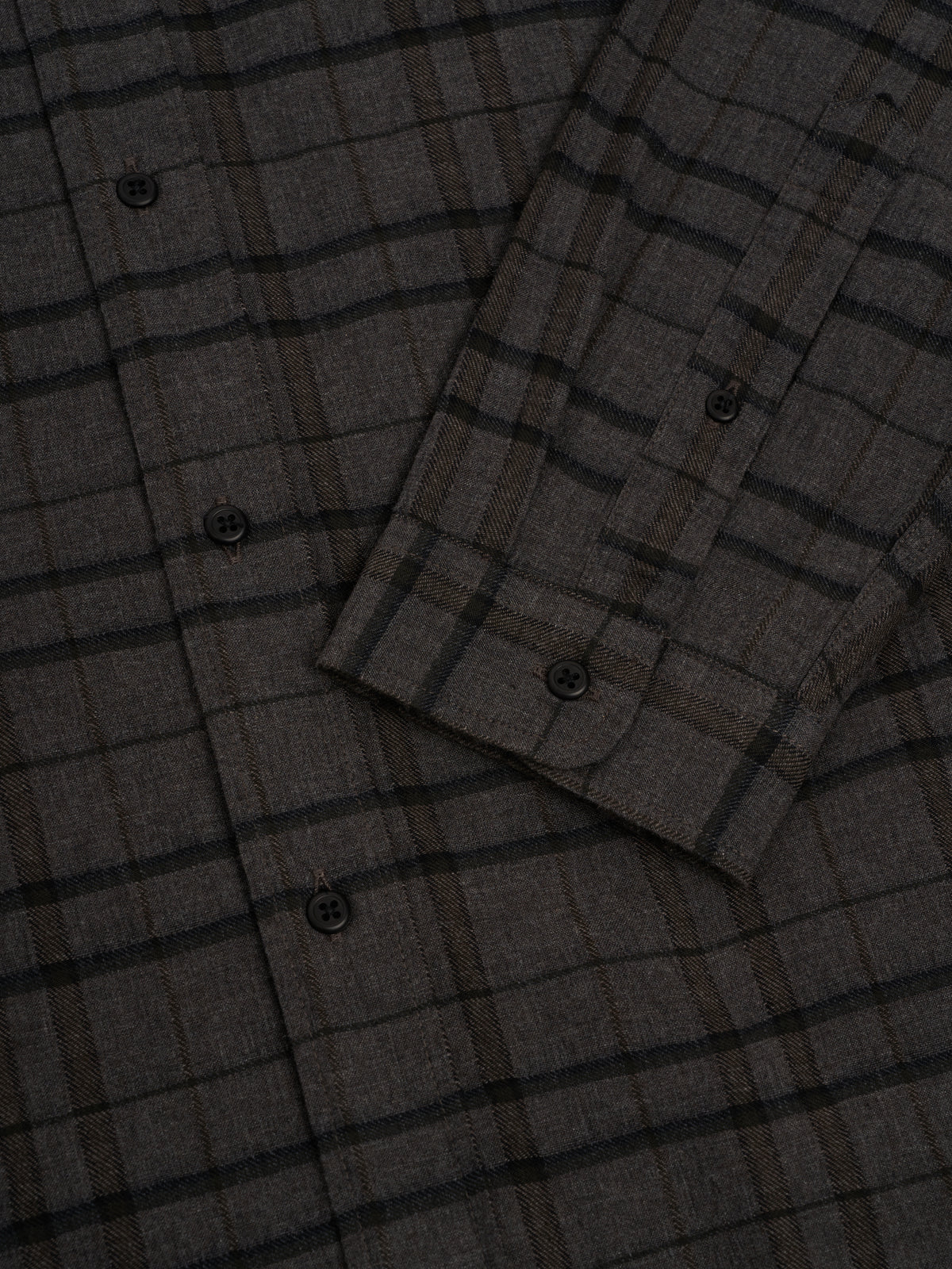 Brook Button Down Shirt Briggs Grey Check