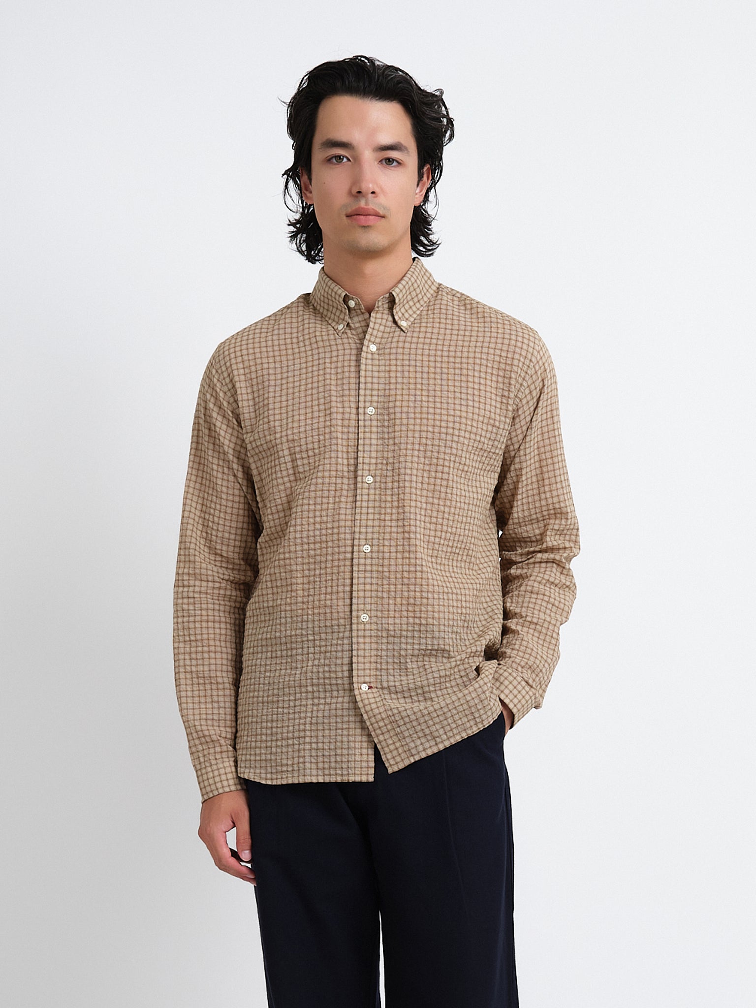 Brook Shirt Dobson Beige