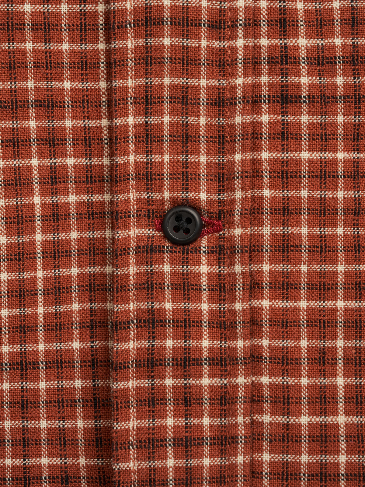 Brook Button Down Shirt Fairport Rust Check