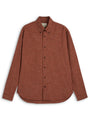 Brook Button Down Shirt Fairport Rust Check