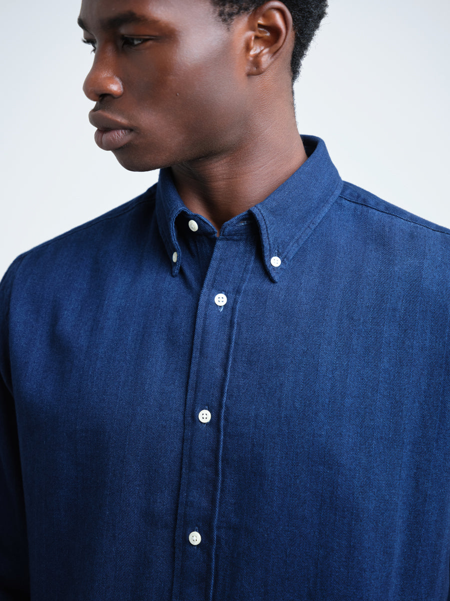 Brook Shirt Faye Indigo Blue