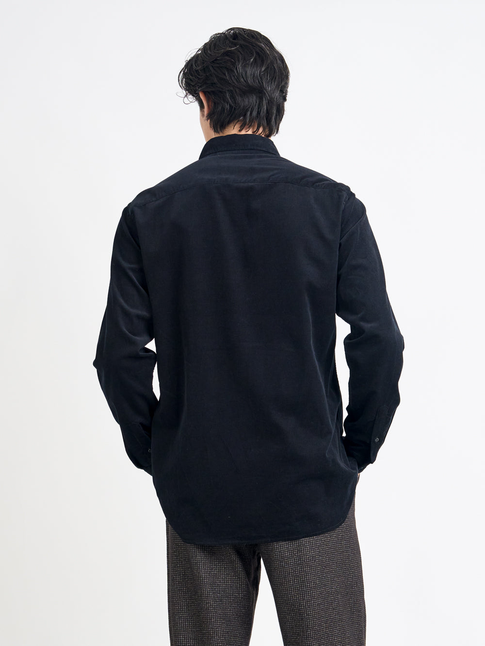 Brook Shirt Mersey Cord Black