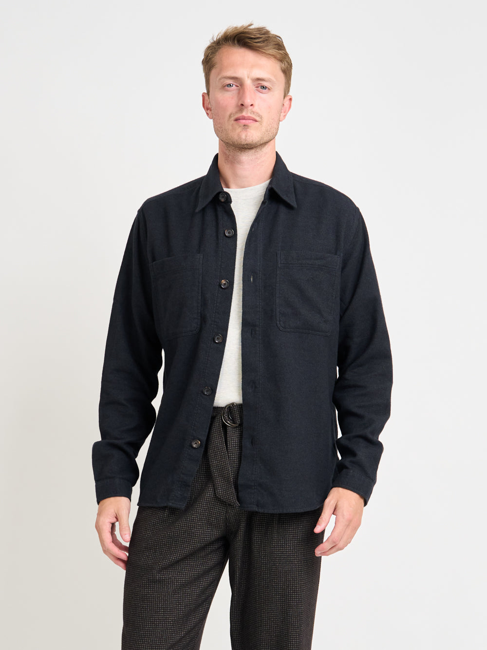 Treviscoe Shirt Holloway Charcoal