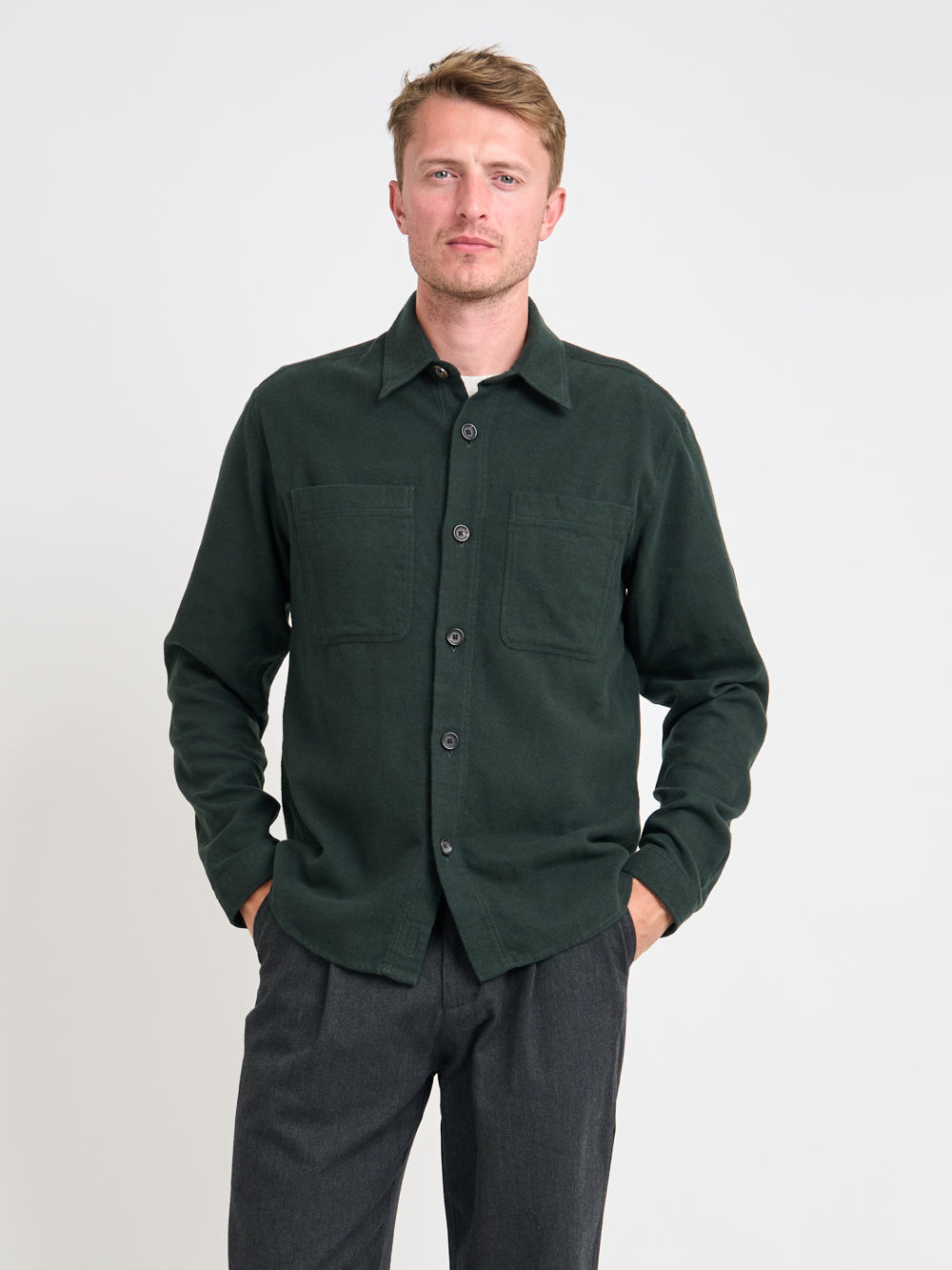 Treviscoe Shirt Holloway Green