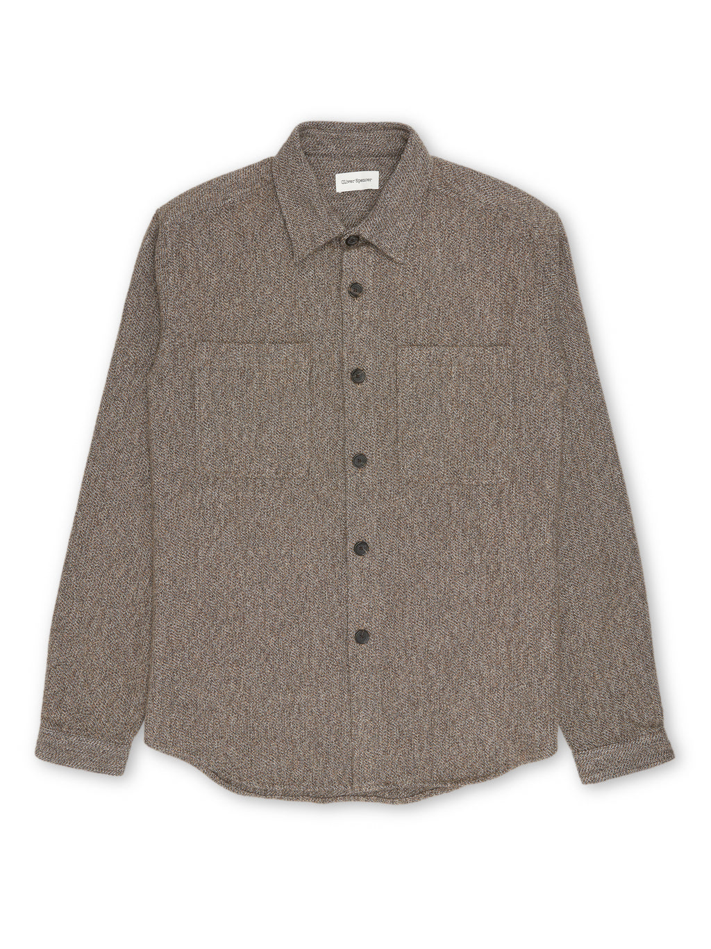 Treviscoe Shirt Adler Fawn – Oliver Spencer