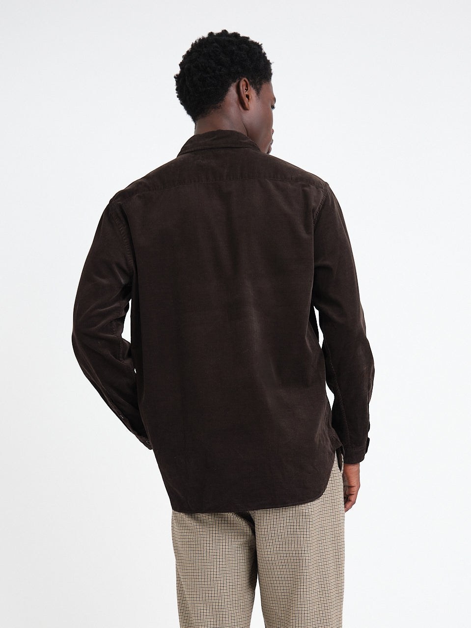 Atlanta Long Sleeve Shirt (Loose Fit) Mersey Cord Brown