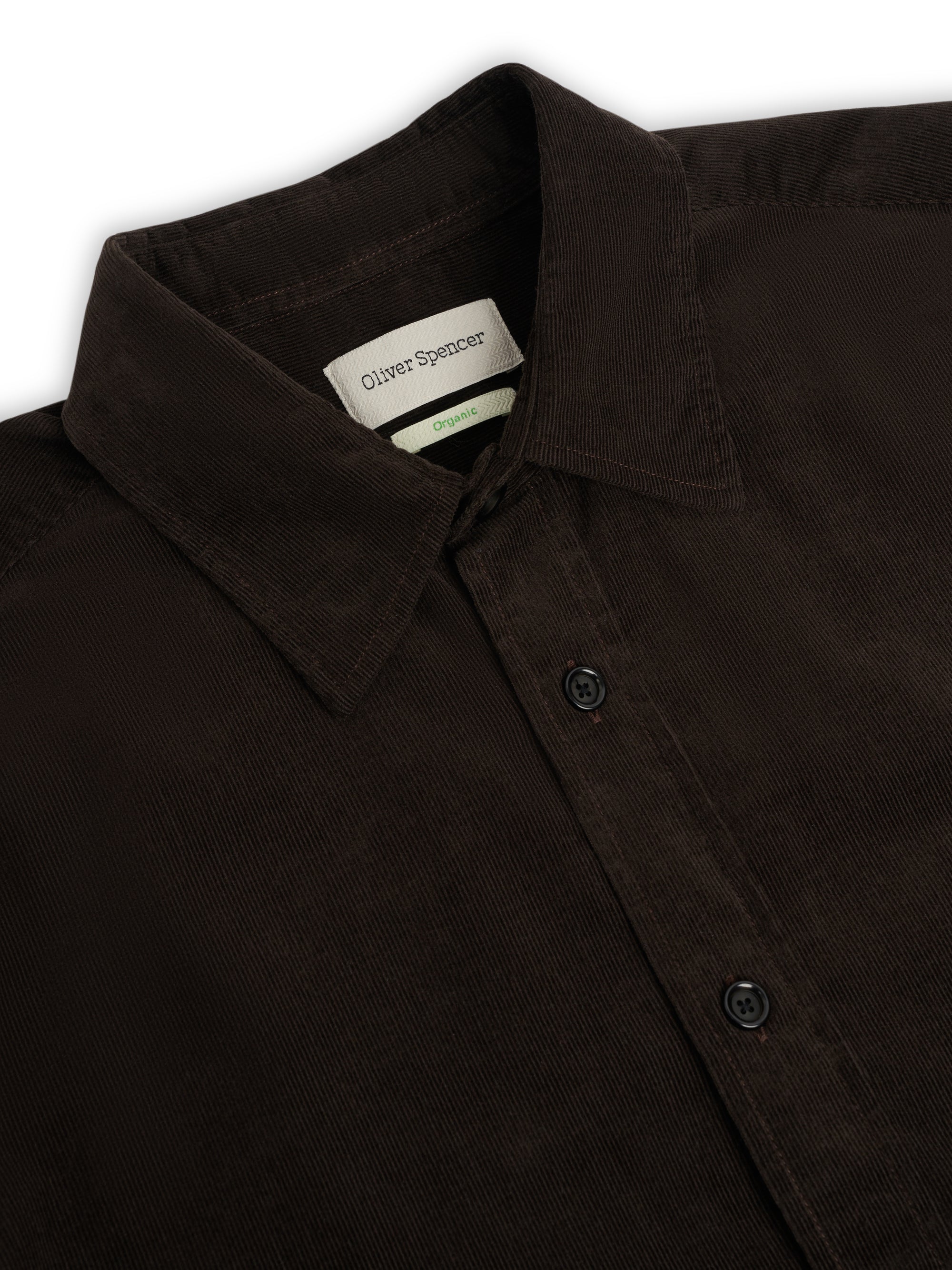 Atlanta Long Sleeve Shirt (Loose Fit) Mersey Cord Brown
