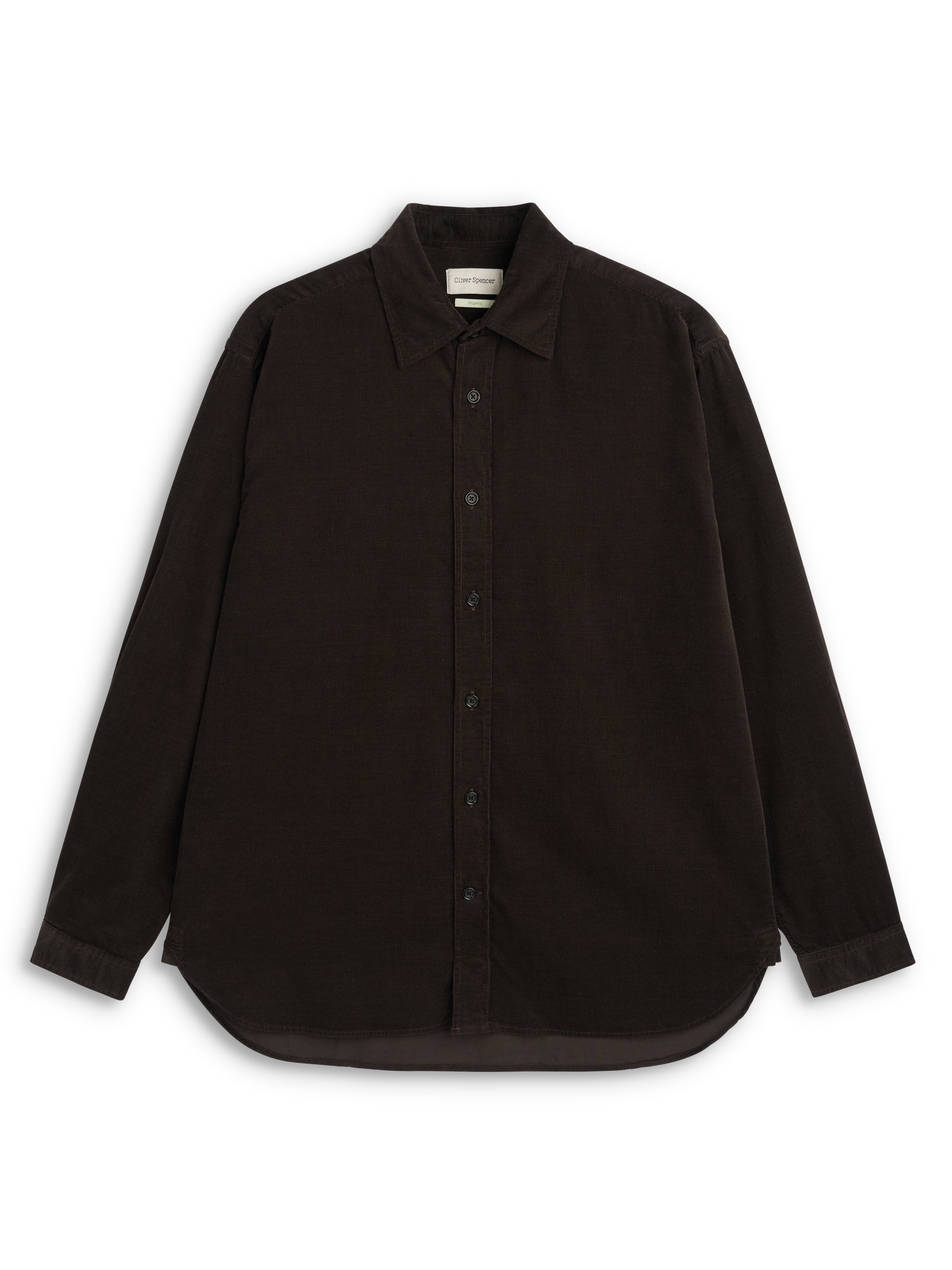Atlanta Long Sleeve Shirt (Loose Fit) Mersey Cord Brown