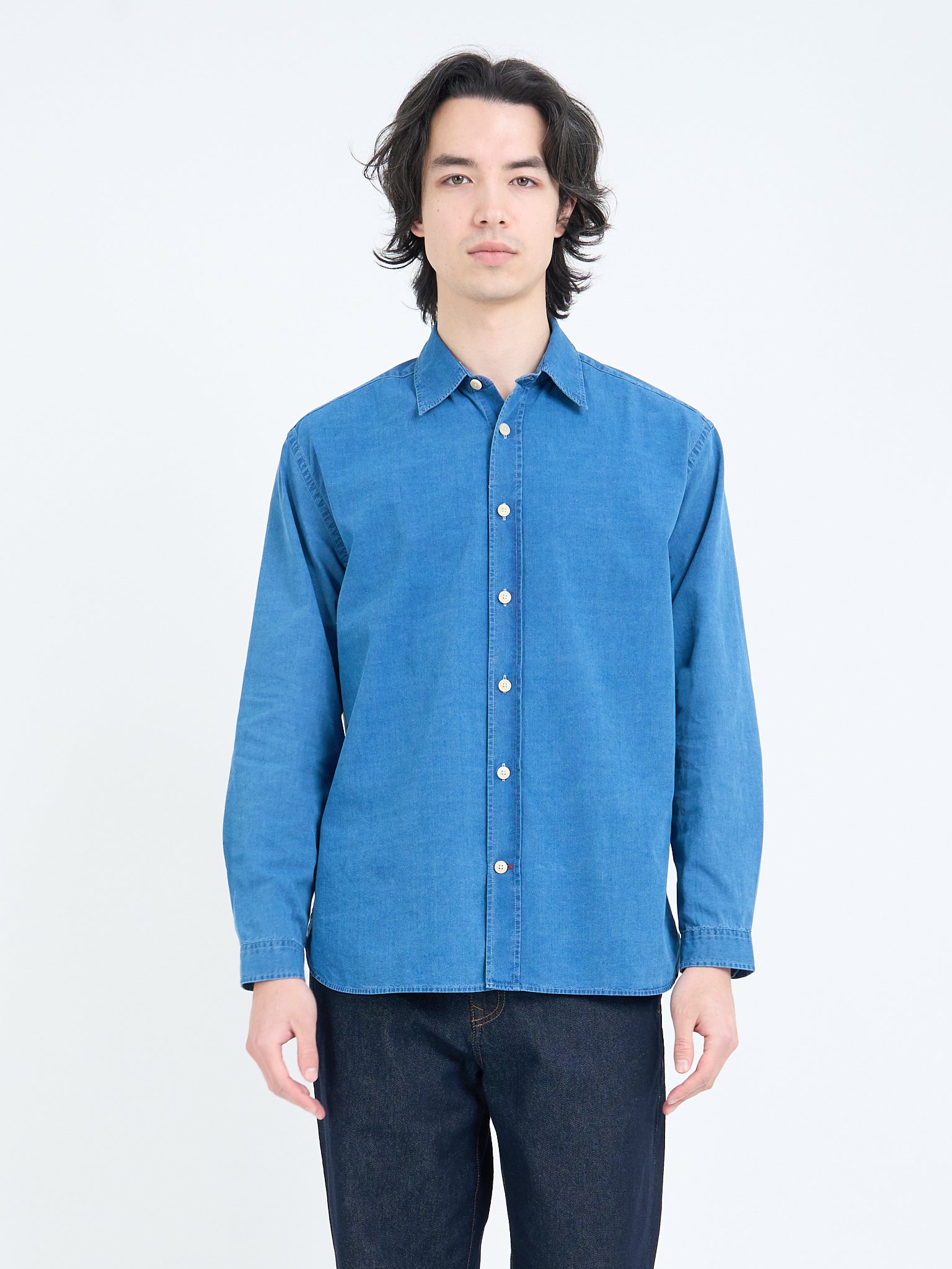 Atlanta Long Sleeve Shirt (Loose Fit) Wylie Indigo Light