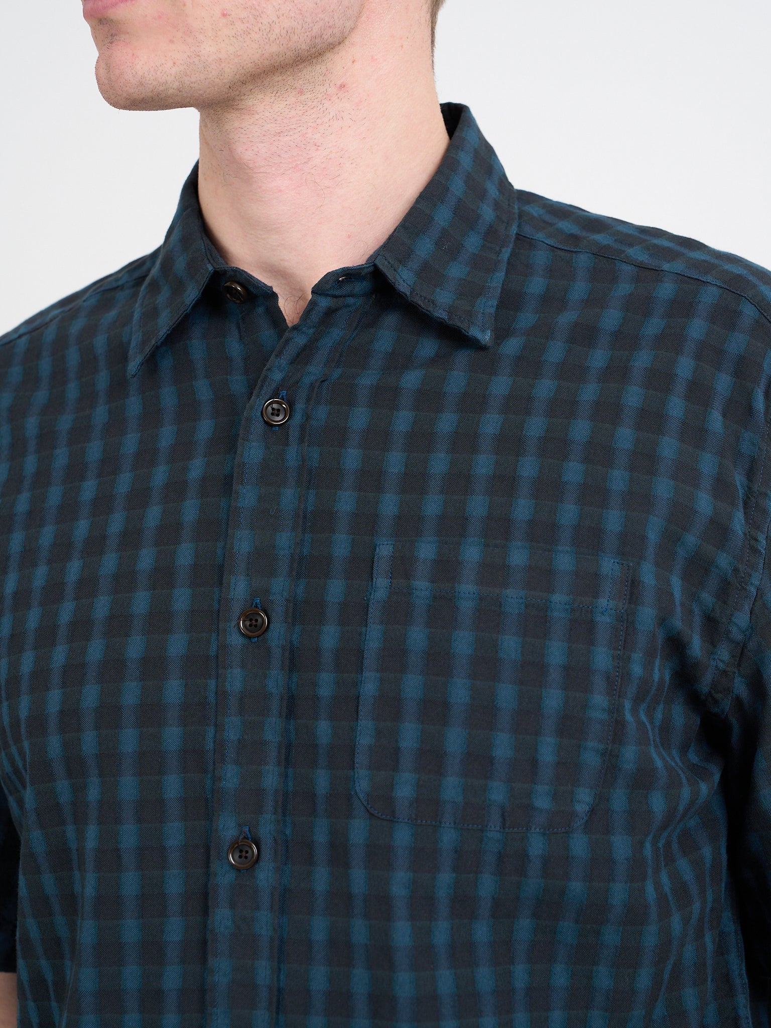 Atlanta Short Sleeve Shirt (Loose Fit) Lennox Navy