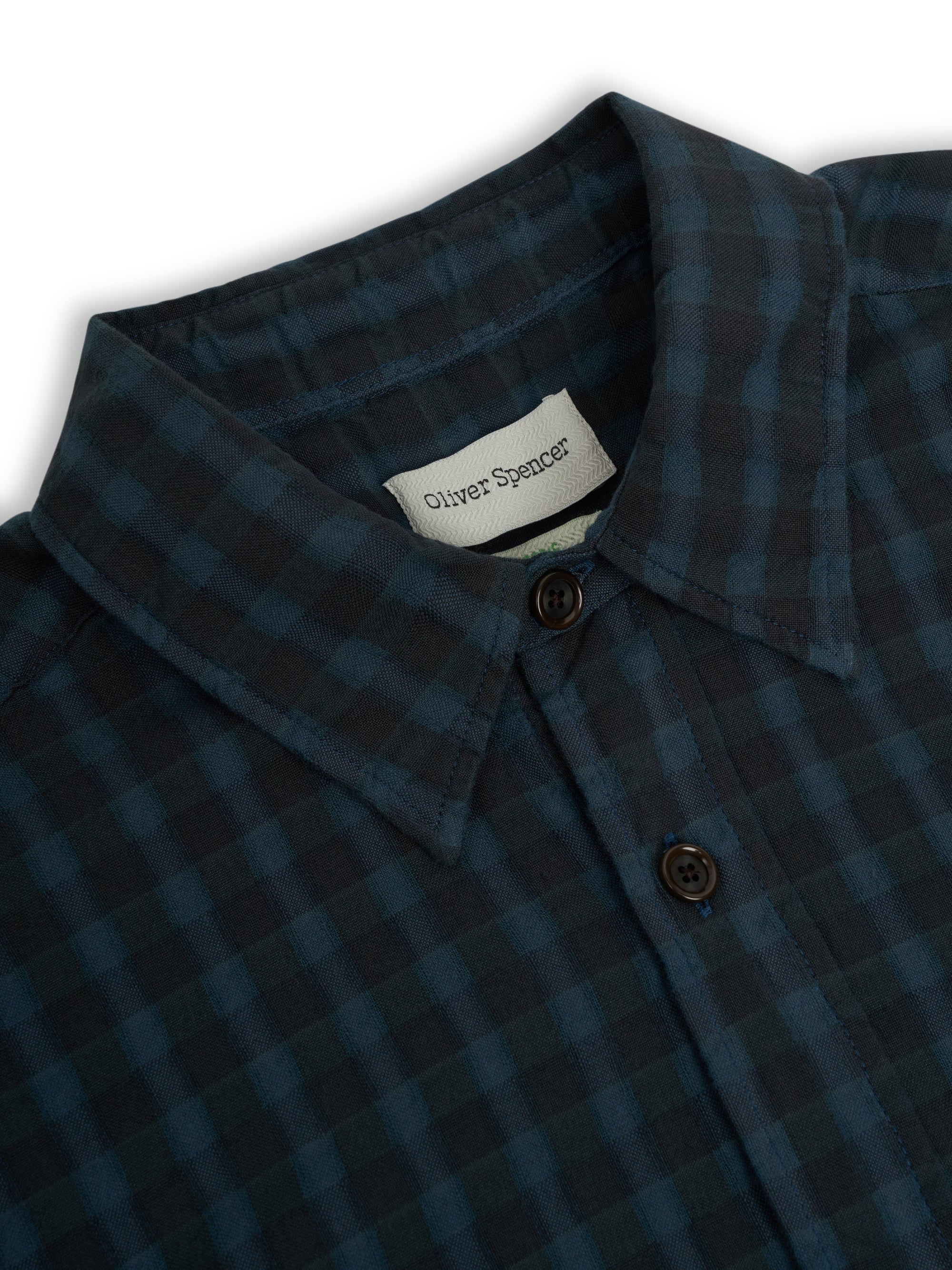 Atlanta Short Sleeve Shirt (Loose Fit) Lennox Navy