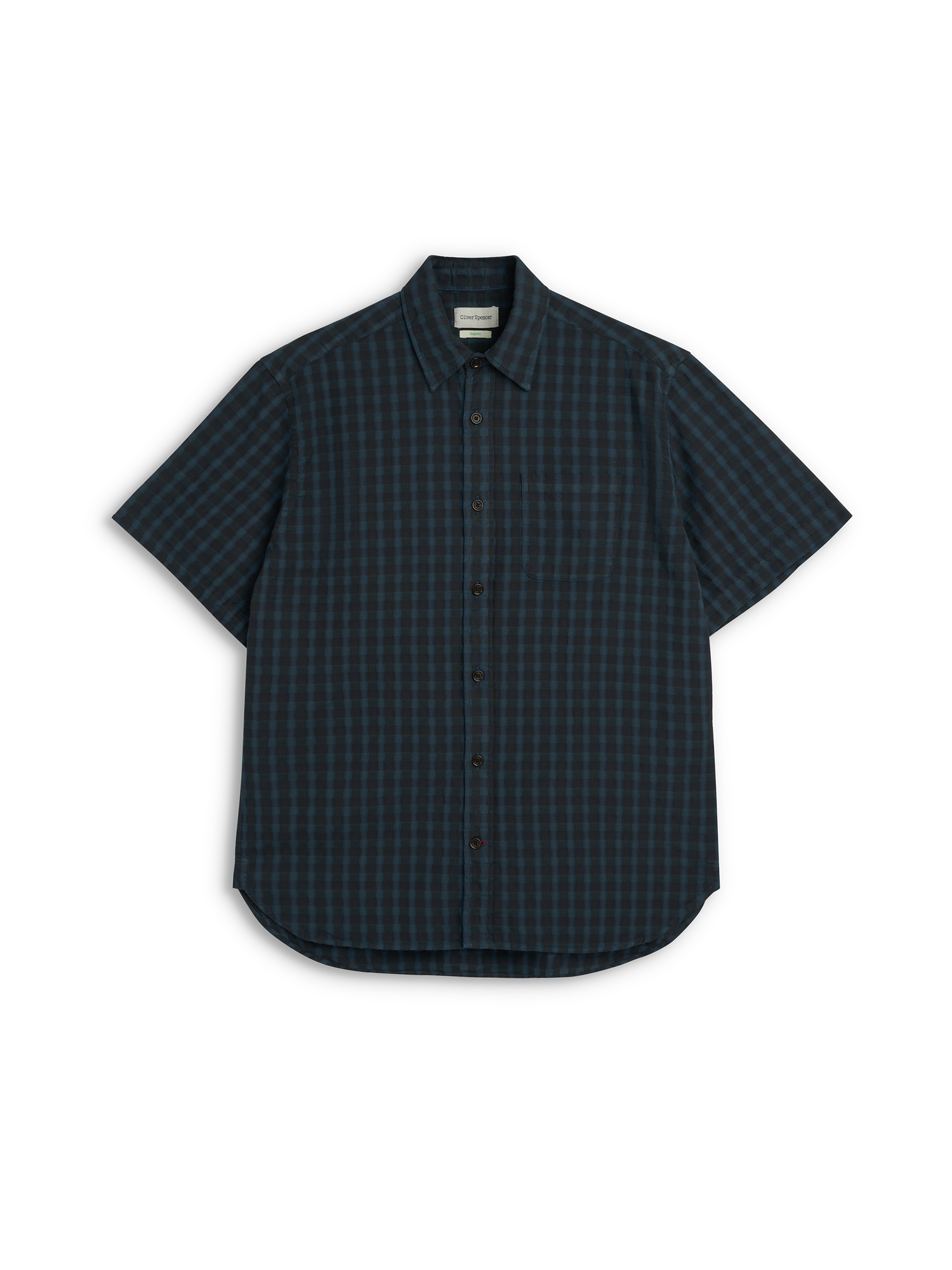Atlanta Short Sleeve Shirt (Loose Fit) Lennox Navy
