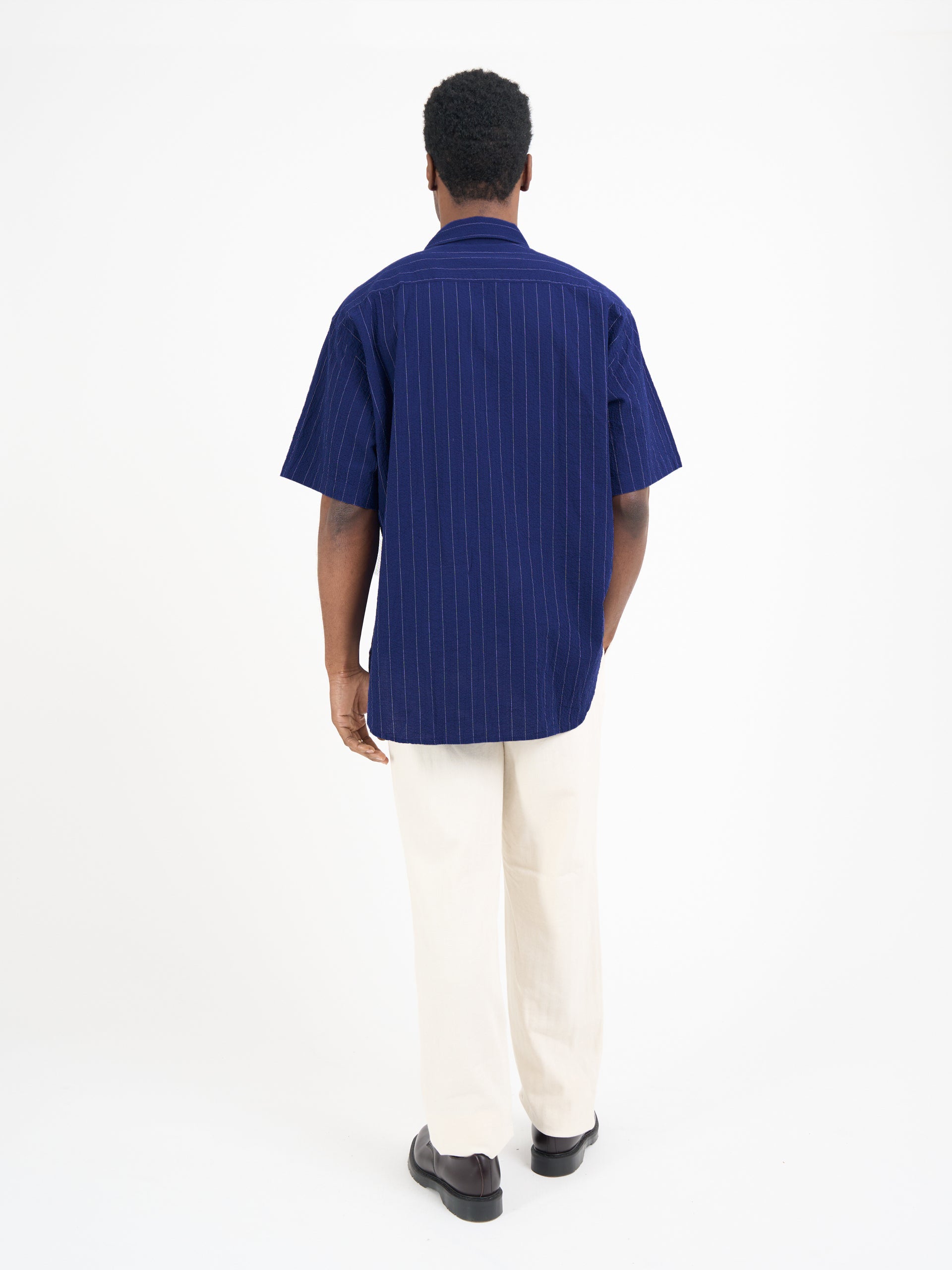 Atlanta Short Sleeve Shirt Patterson Blue