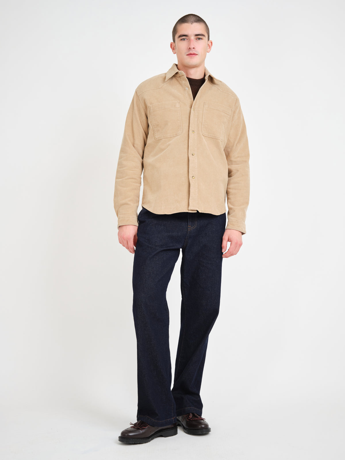 Quito Overshirt Ivers Corduroy Cream