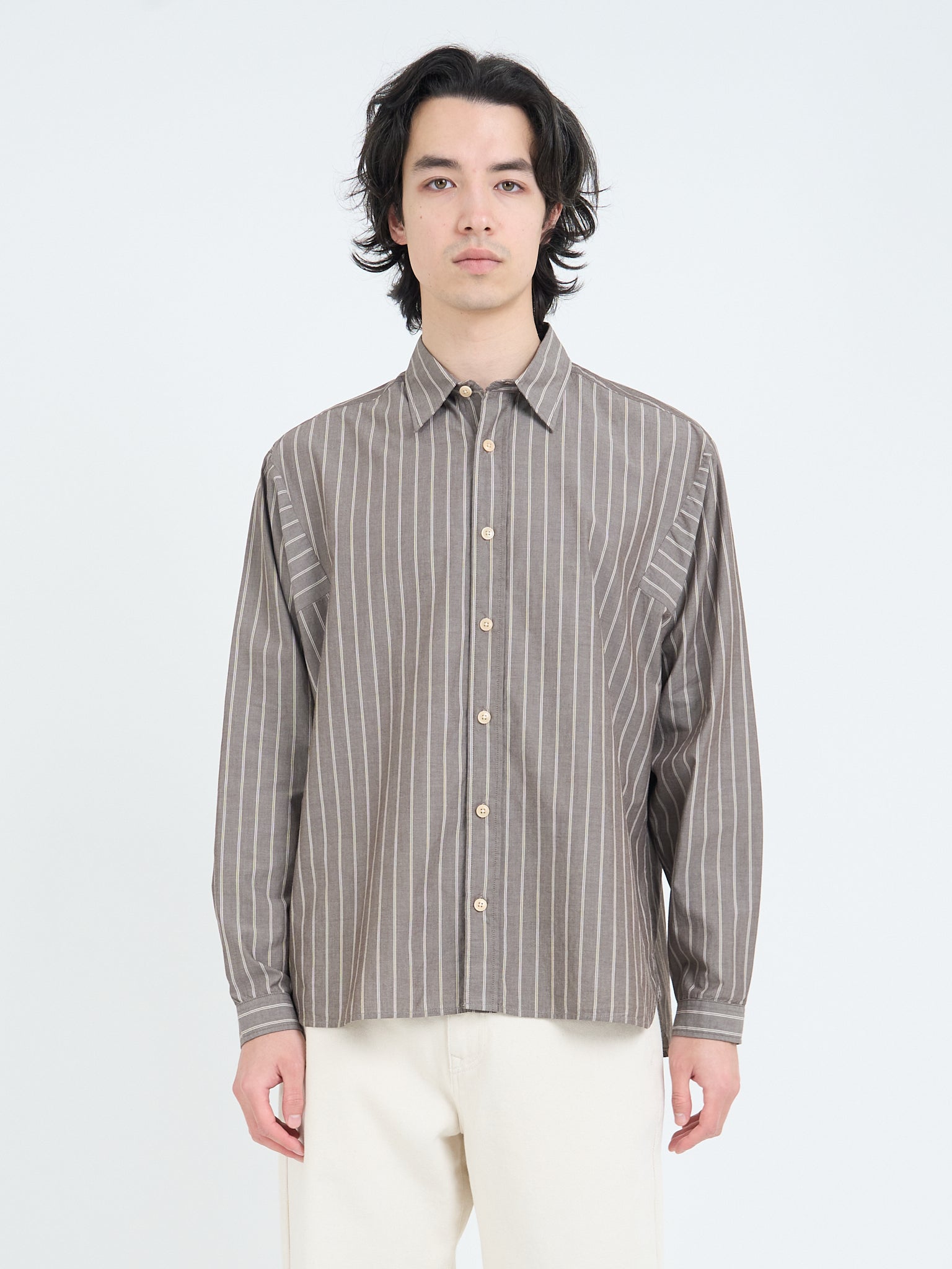 Garrison Long Sleeve Shirt (Loose Fit) Corbet Brown