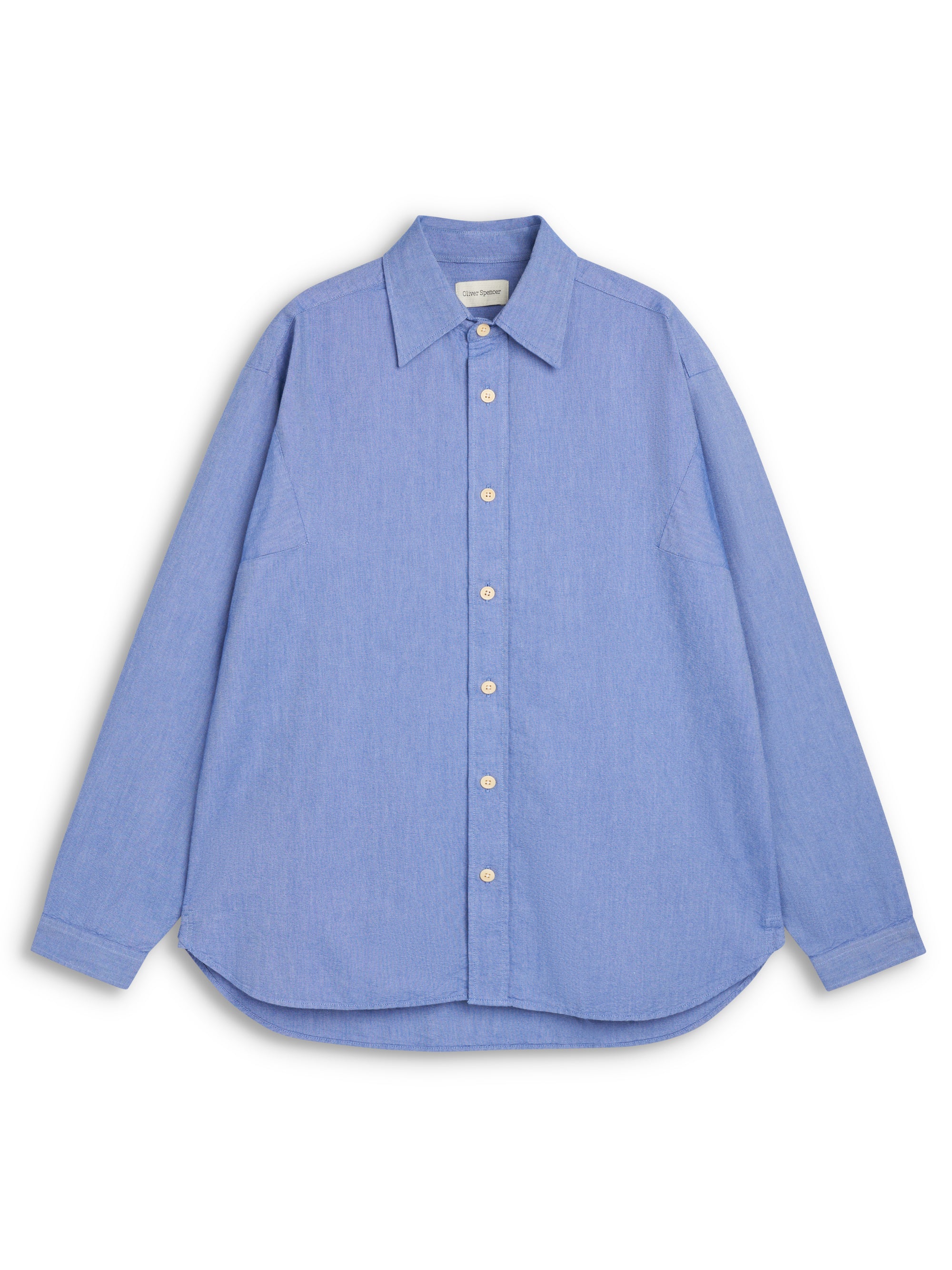 Garrison Long Sleeve Shirt (Loose Fit) Mckenzie Blue