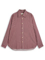Garrison Loose Fit Shirt Oberst Red Stripe