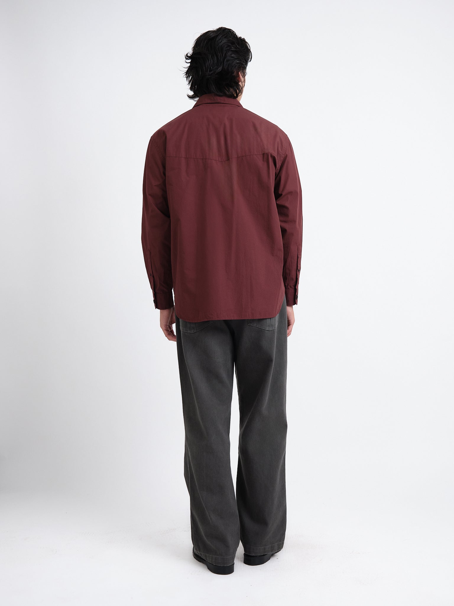 Penryn Overshirt (Loose Fit) Marcie Maroon