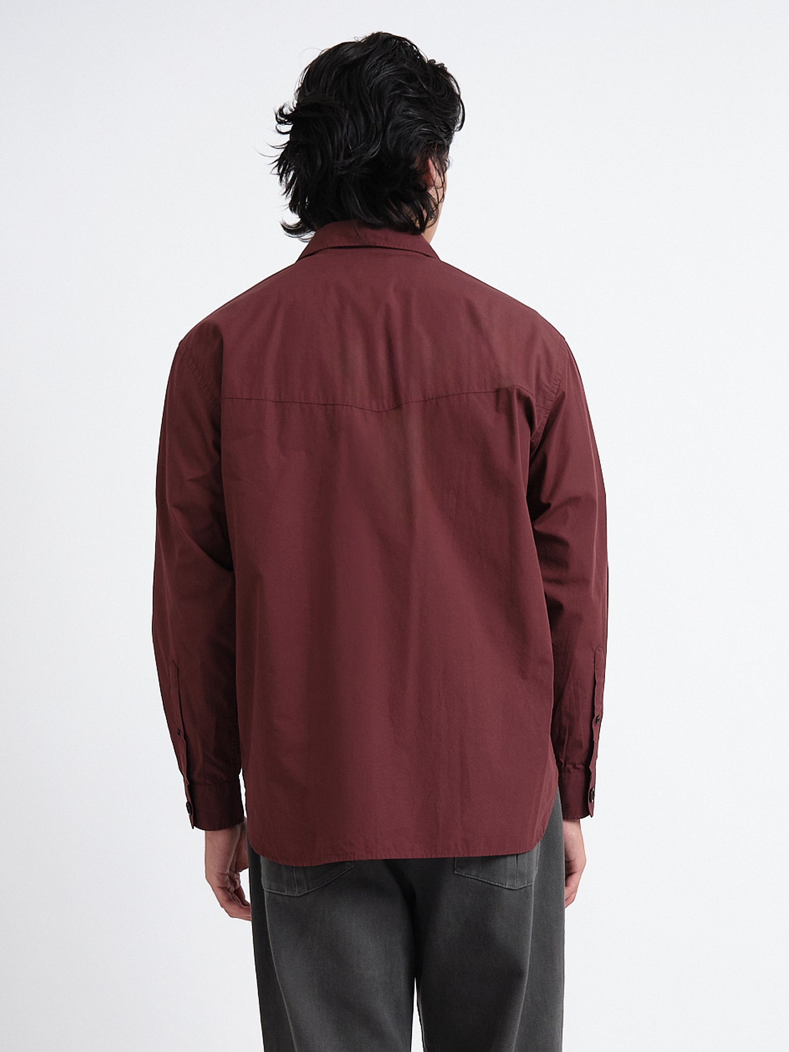 Penryn Overshirt (Loose Fit) Marcie Maroon