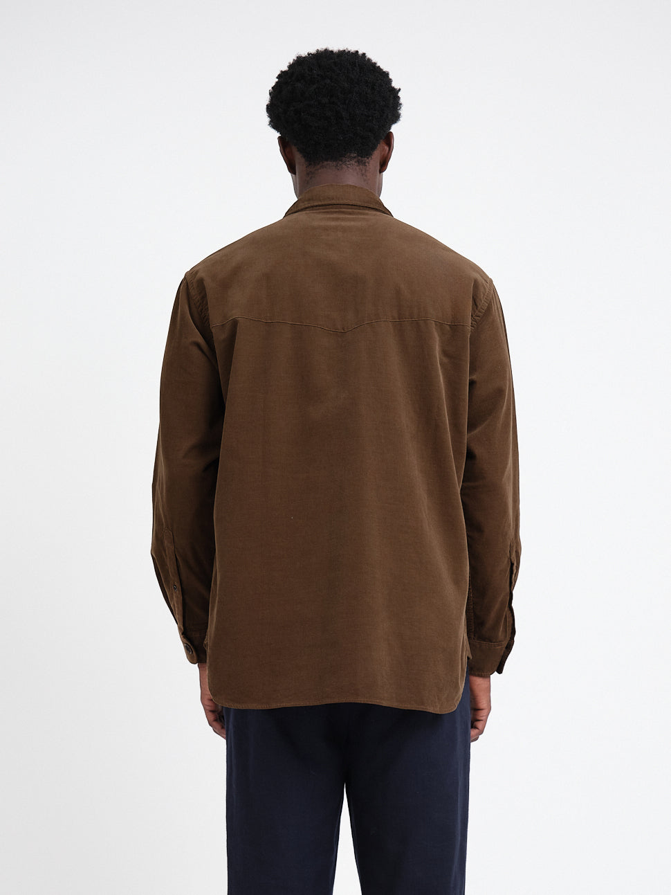 Penryn Overshirt (Loose Fit) Mersey Cord Caramel Brown