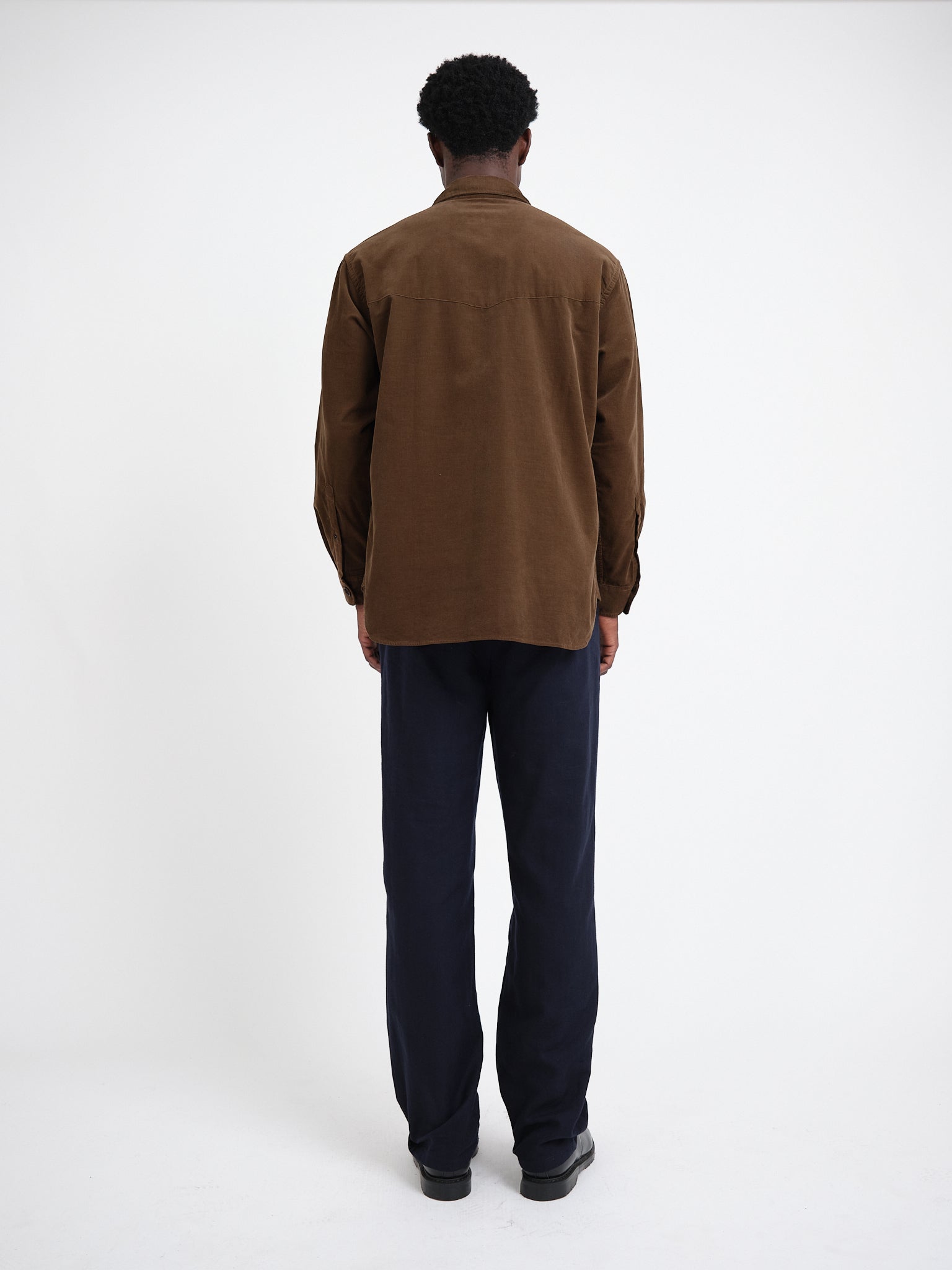 Penryn Overshirt (Loose Fit) Mersey Cord Caramel Brown