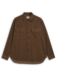 Penryn Overshirt (Loose Fit) Mersey Cord Caramel Brown