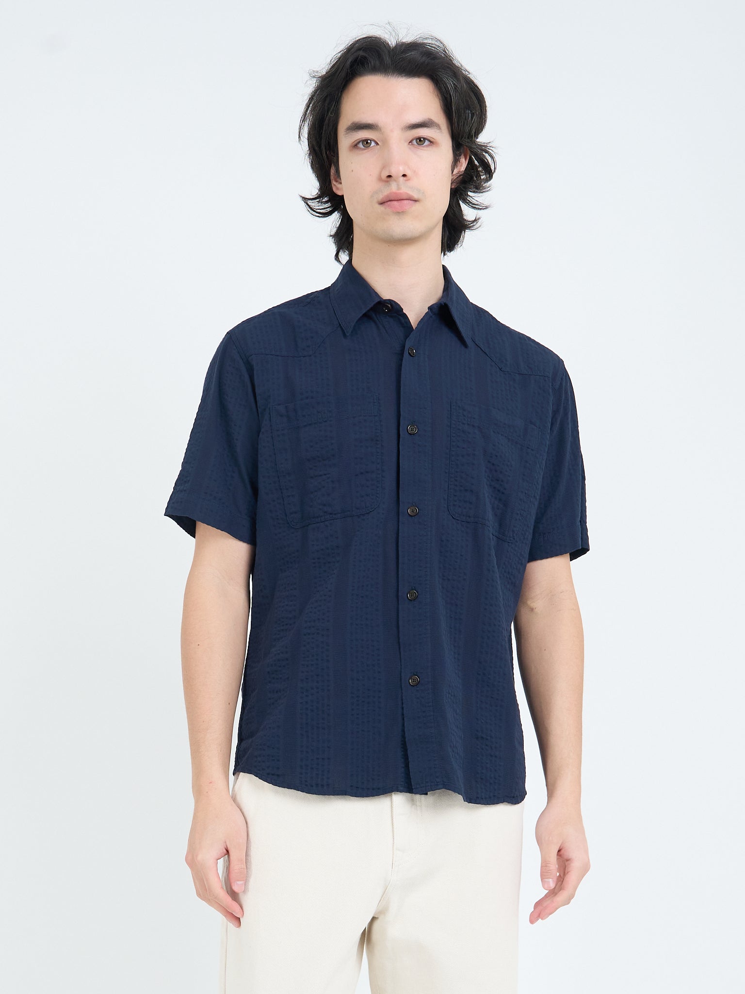 Quito Short Sleeve Shirt Phaidon Navy