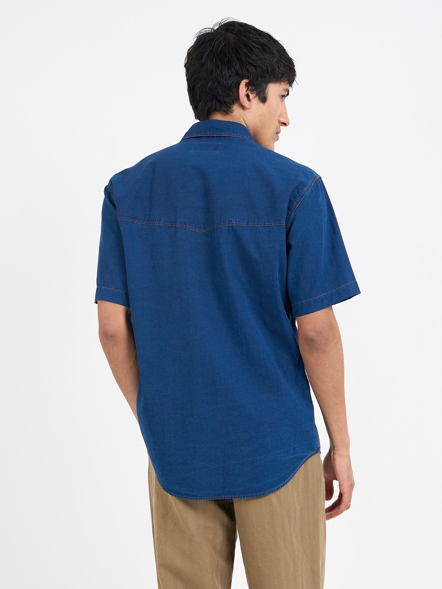 Quito Short Sleeve Shirt Wylie Indigo Rinse