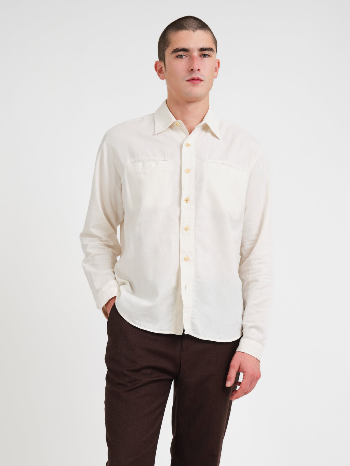 Corby Shirt Donelly Twill Cream