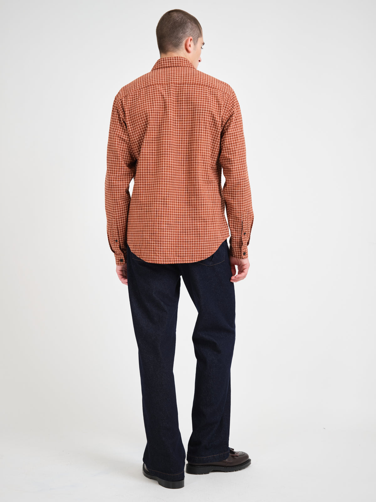 Corby Shirt Fairport Rust Check