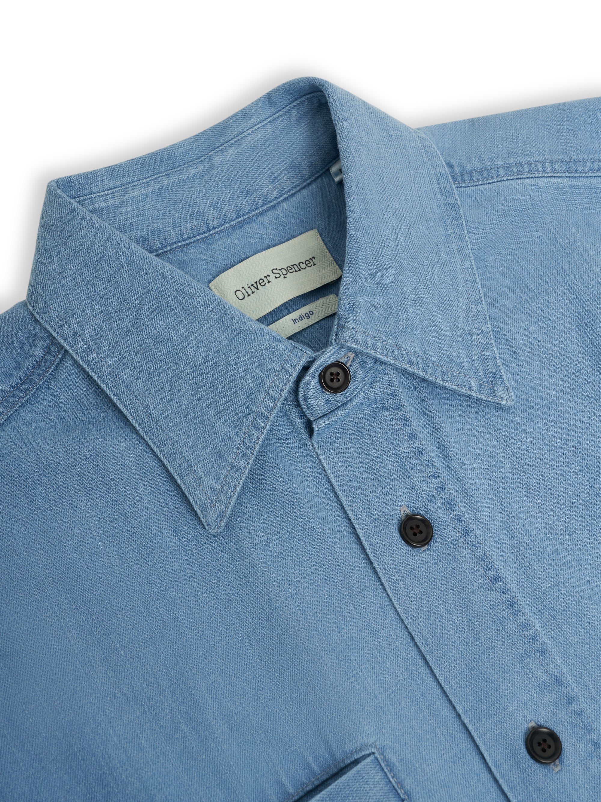 Corby Shirt Mullins Denim Indigo Light