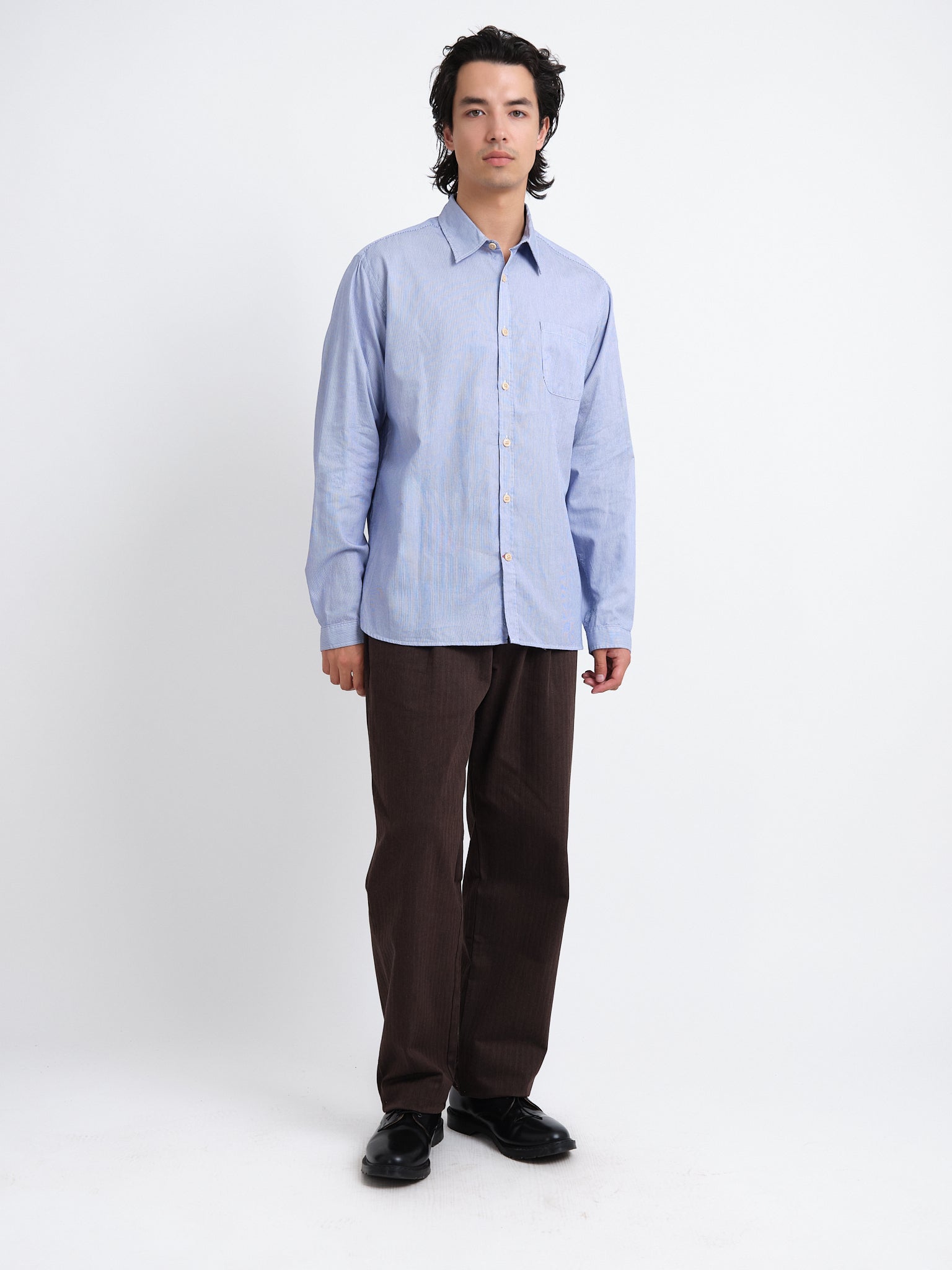 New York Special Shirt Collins White/Blue