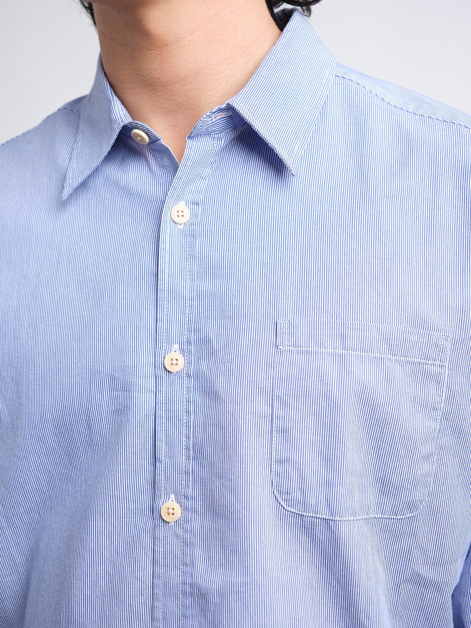 New York Special Shirt Collins White/Blue
