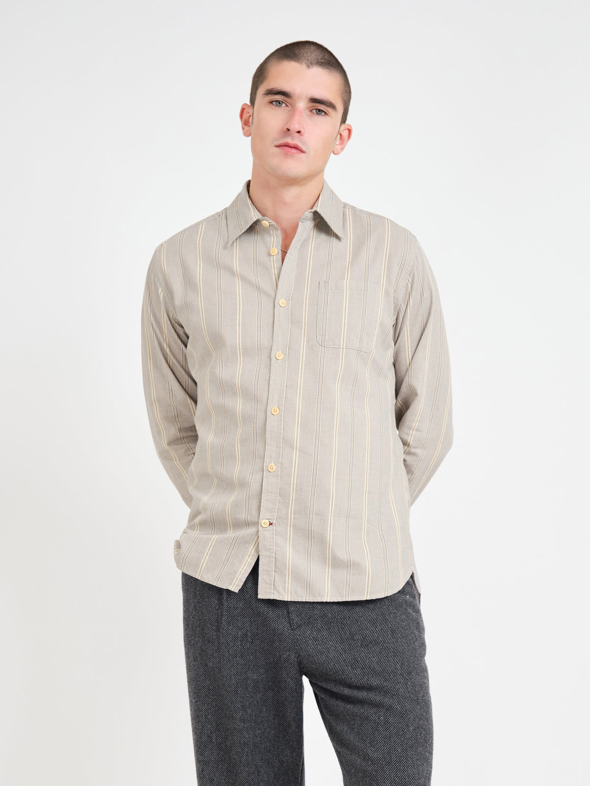 New York Special Shirt Fahey Blue Stripe