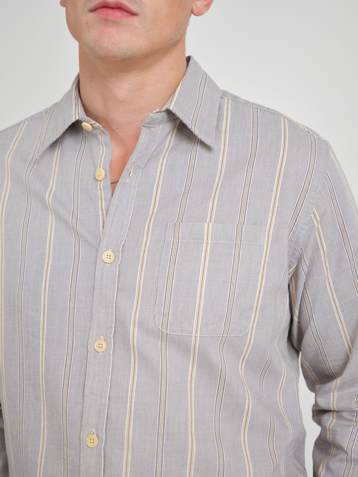 New York Special Shirt Fahey Blue Stripe