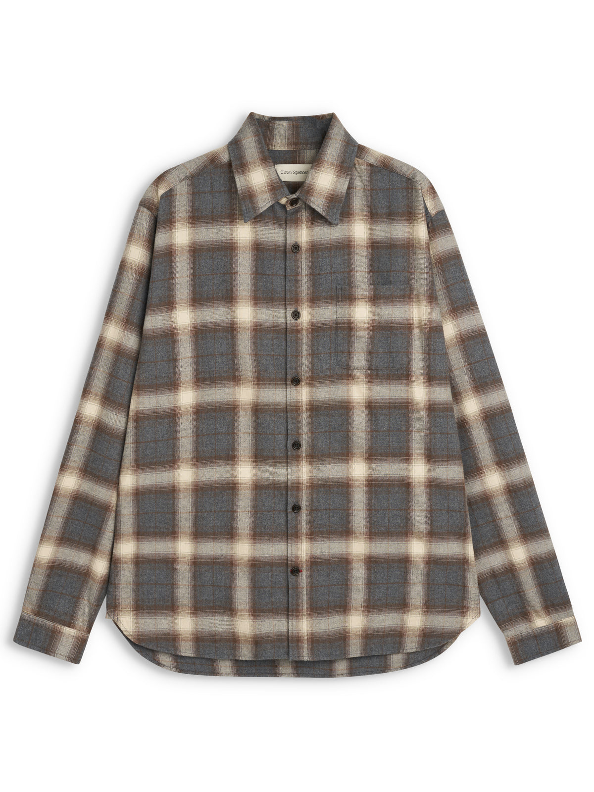 New York Special Shirt Fiori Grey Check