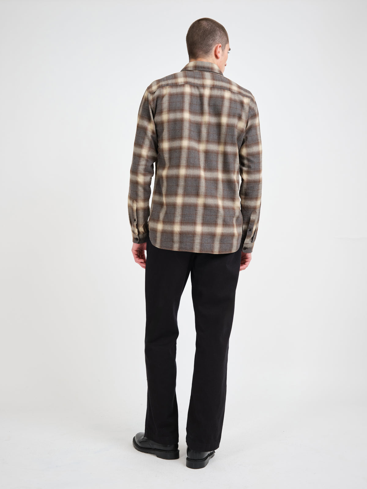 New York Special Shirt Fiori Grey Check