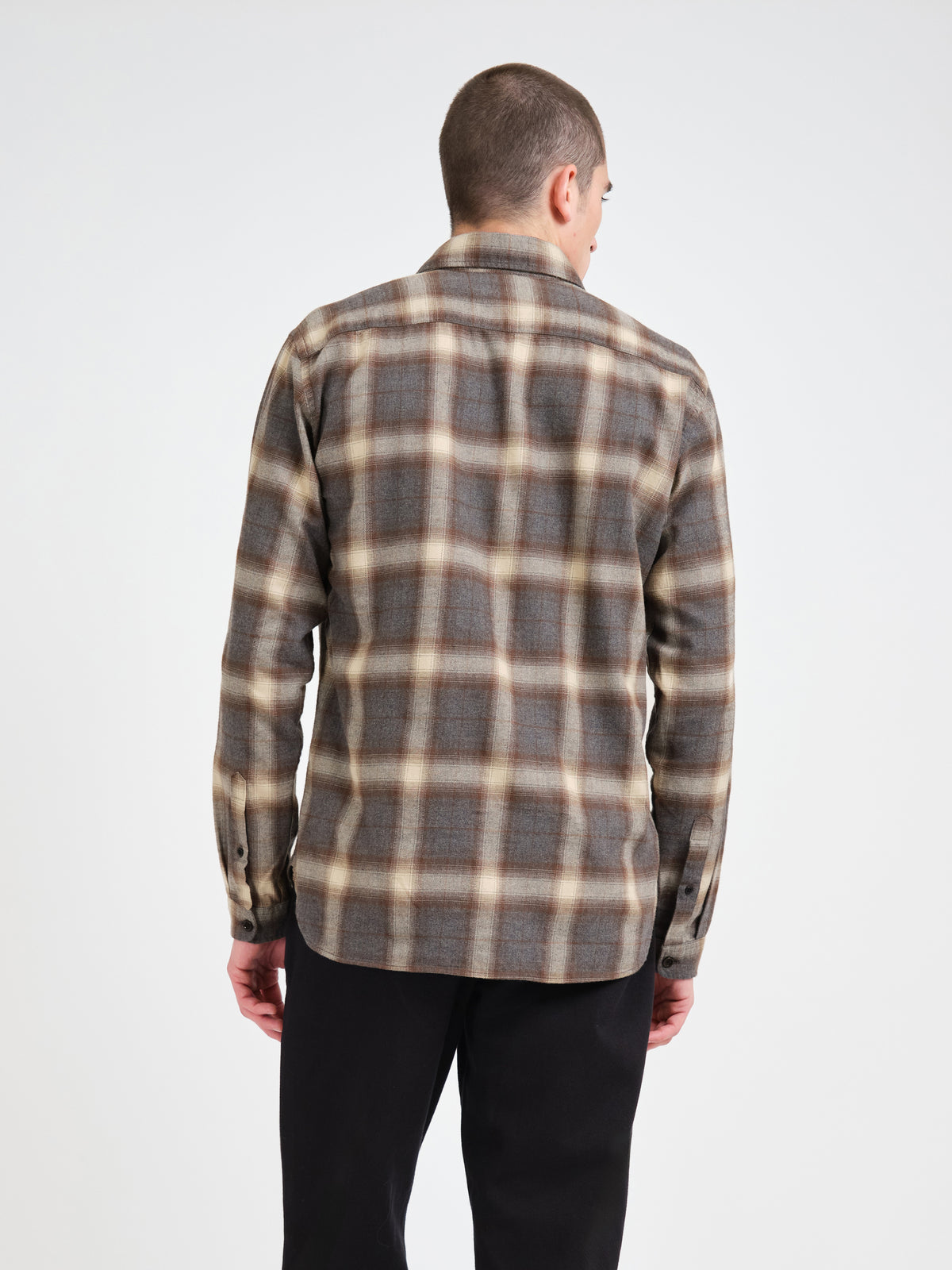 New York Special Shirt Fiori Grey Check