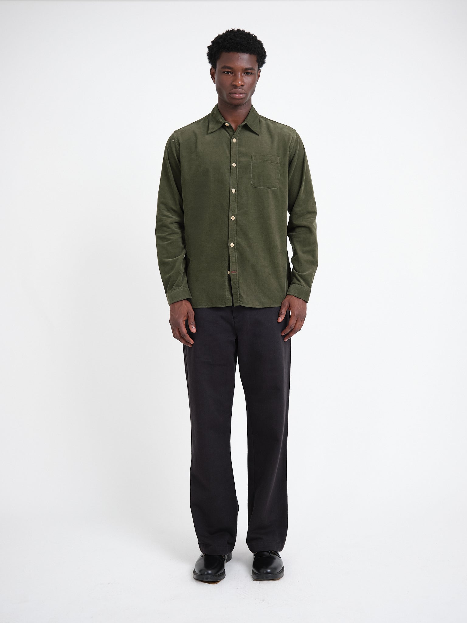 New York Special Shirt Mersey Cord Green