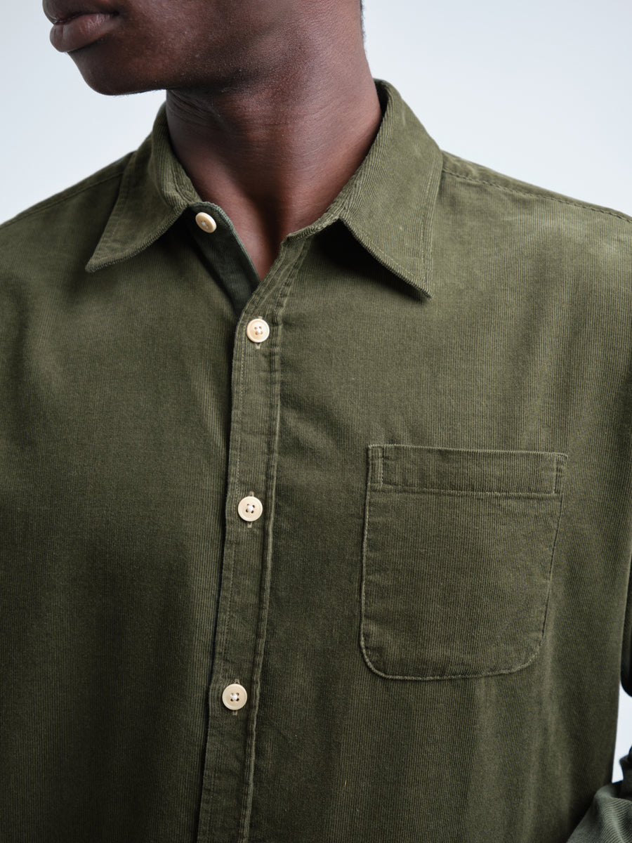 New York Special Shirt Mersey Cord Green