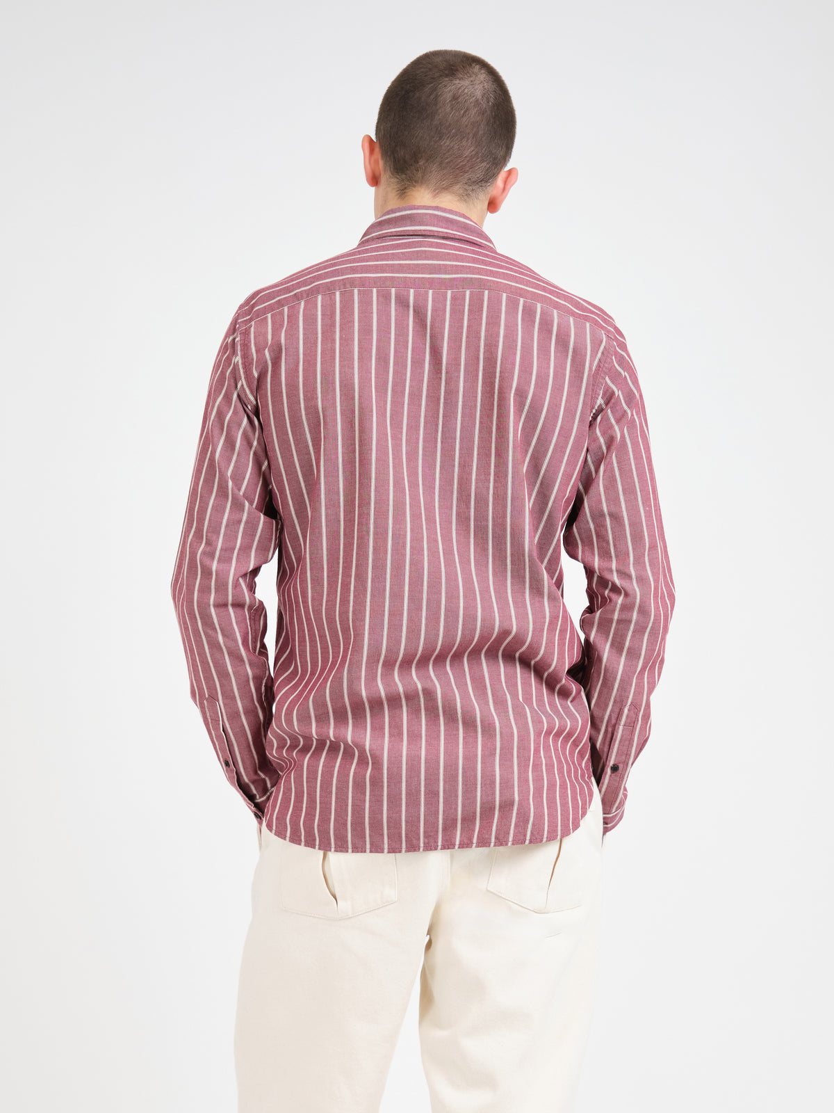New York Special Shirt Oberst Red Stripe
