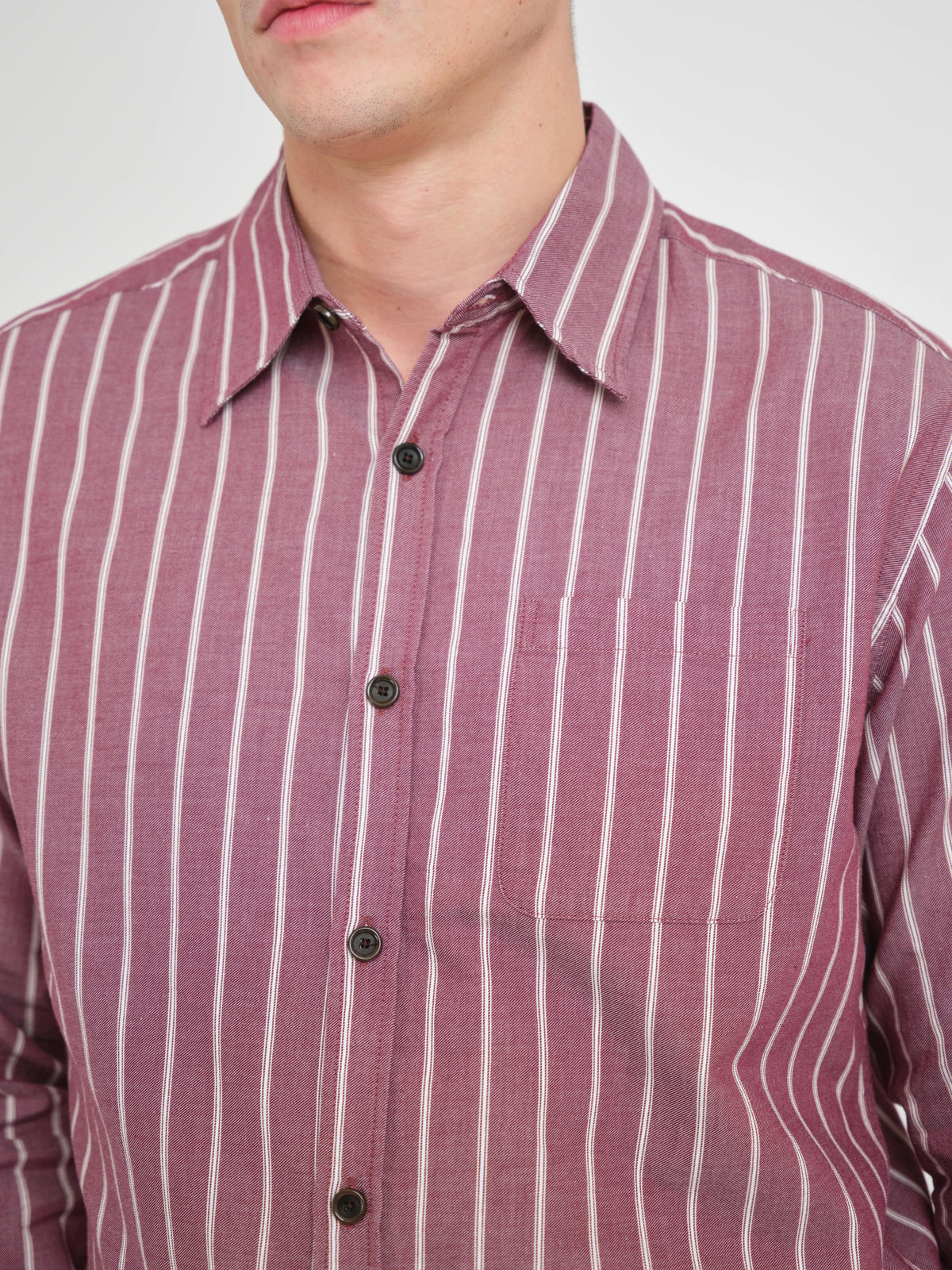 New York Special Shirt Oberst Red Stripe