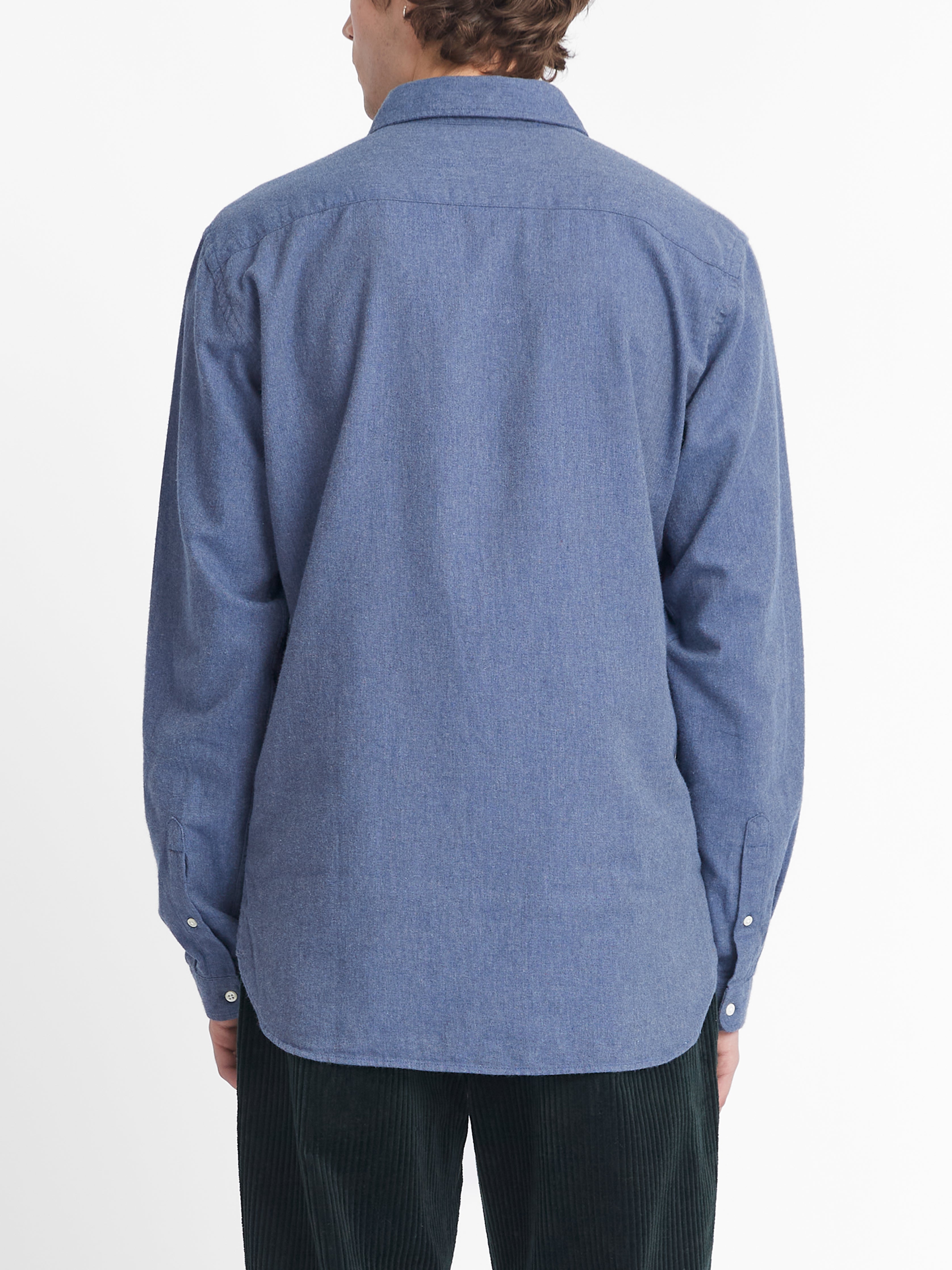 Eton Collar Shirt Abbingdon Slate Blue