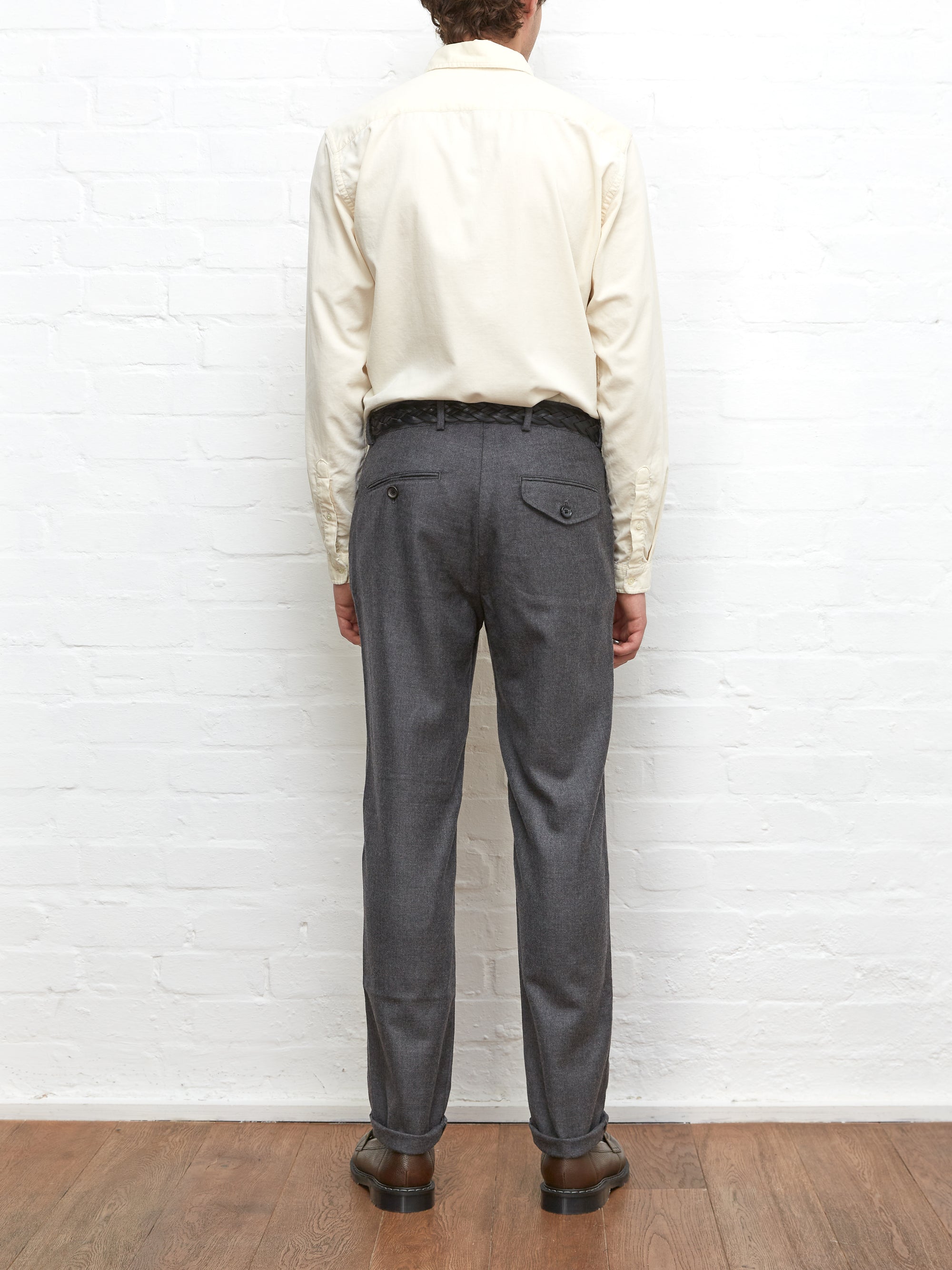 Fishtail Trousers Birkbeck Charcoal